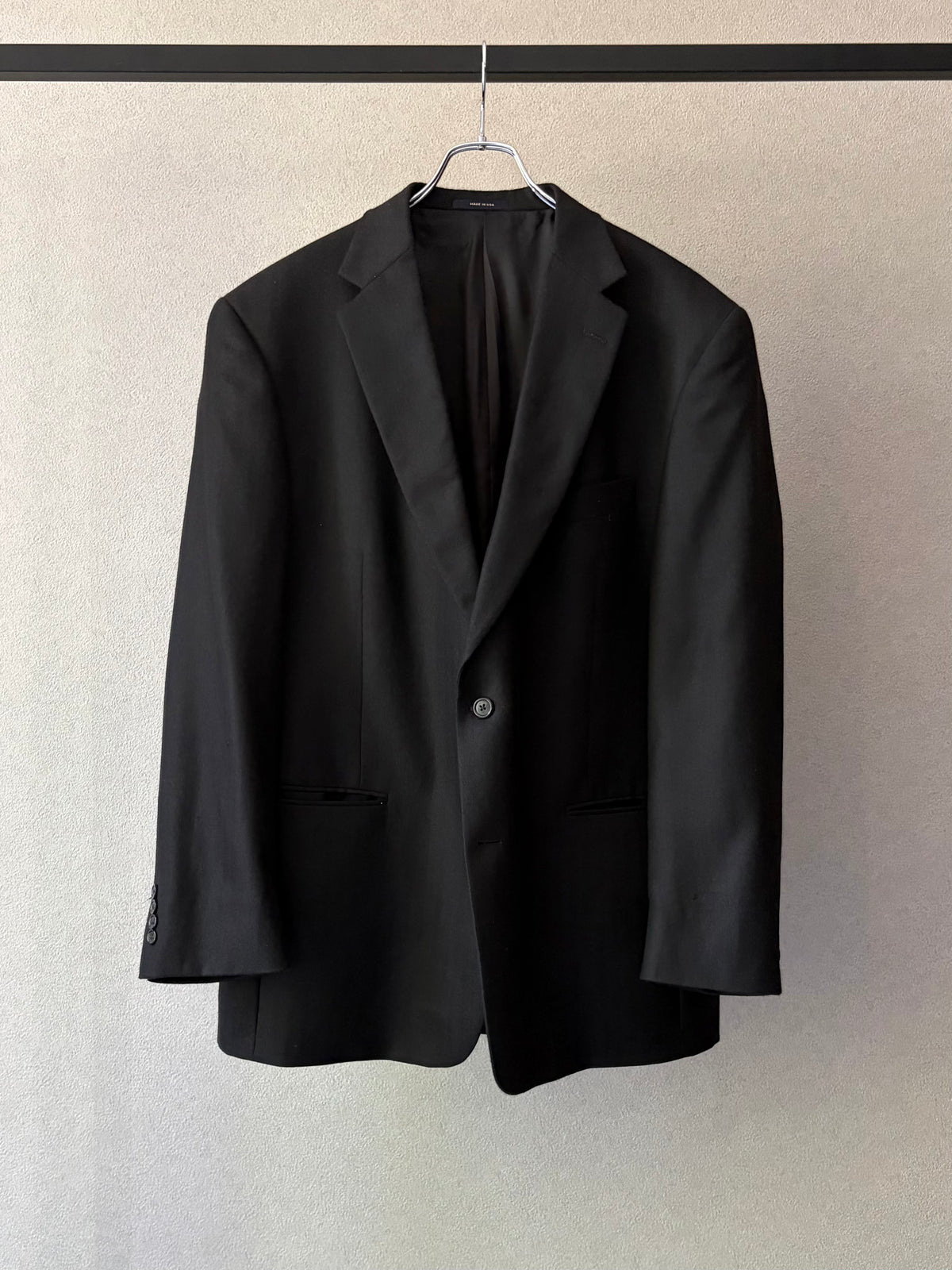 90's Hart Schaffner&Marx × Loro Piana cashmere tailored jacket "Made in USA"