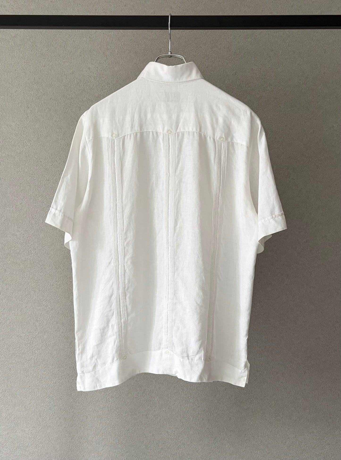 90's MY CUBAN STORE linen guayabera shirt