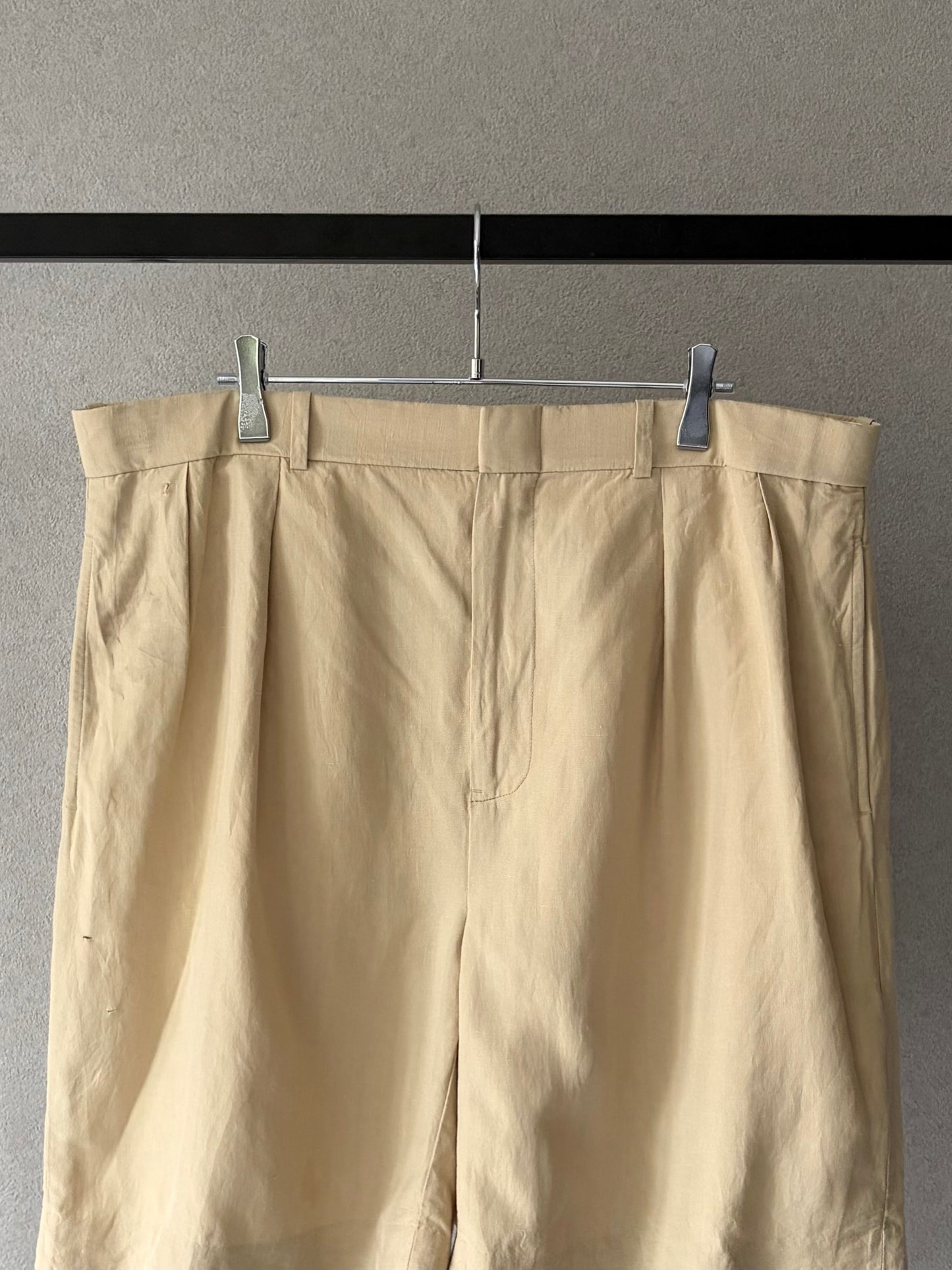 90's Polo Ralph Laure linen×silk shorts