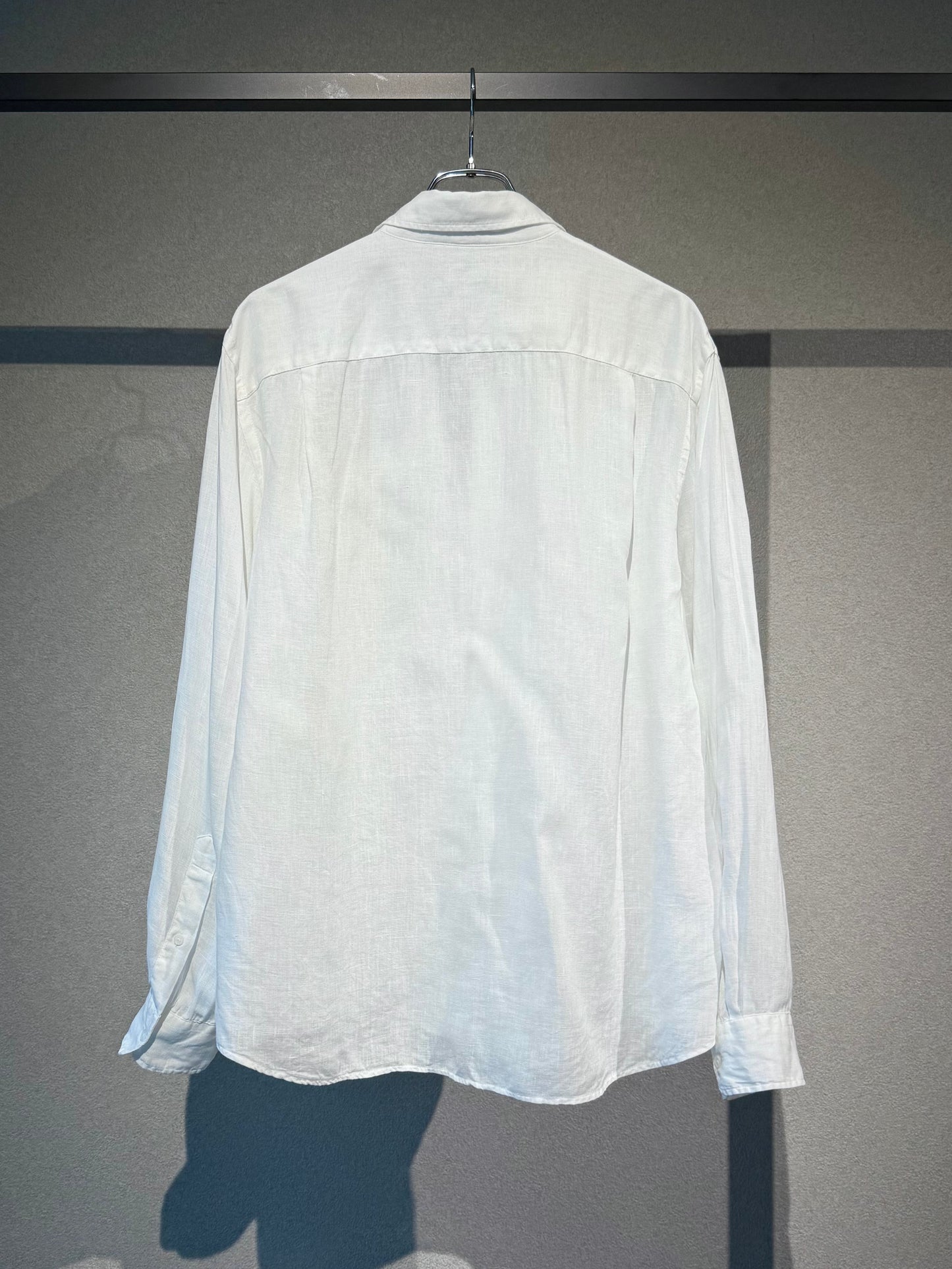 00's BLACK BROWN linen shirt