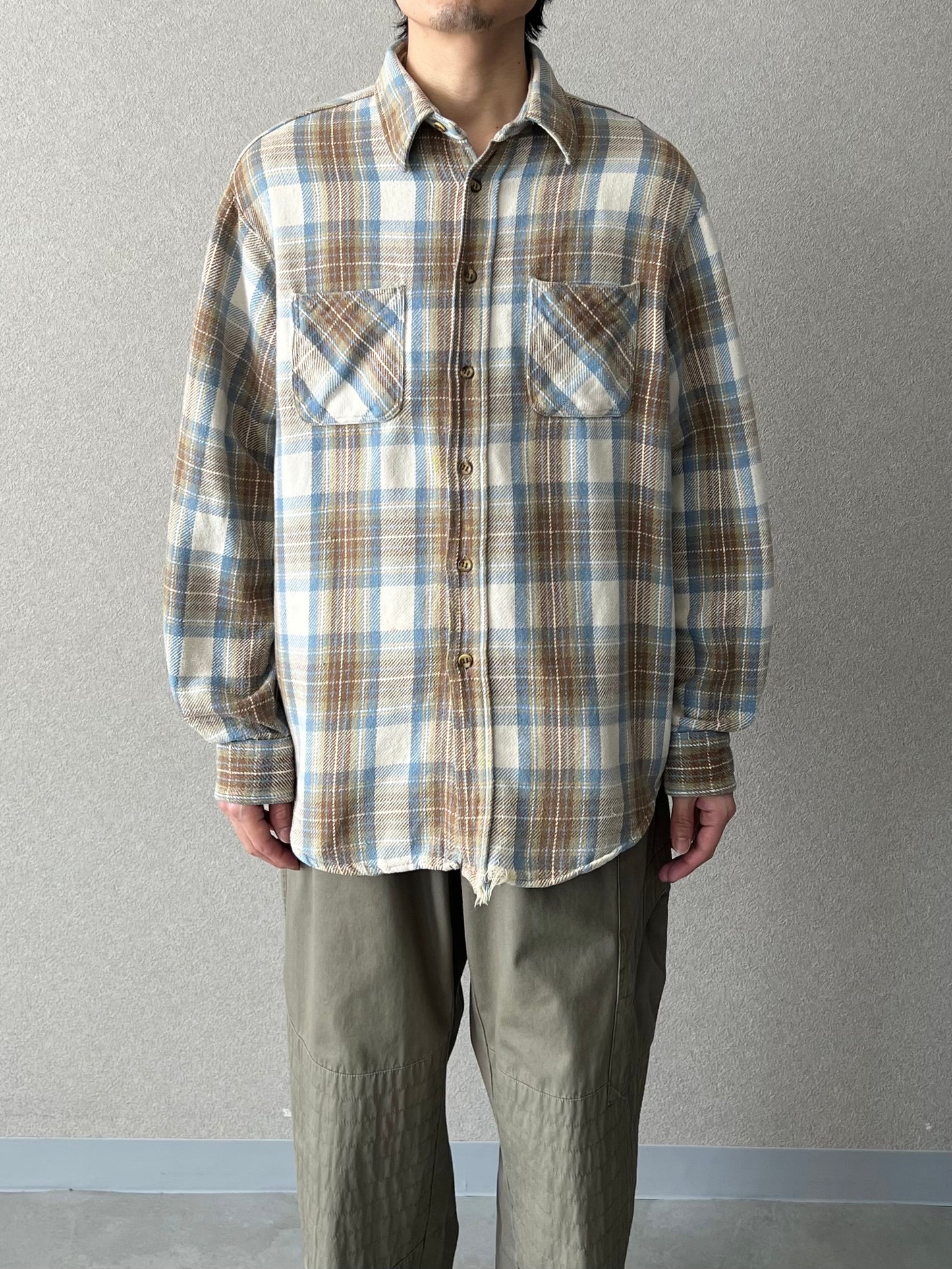 80's BIG MAC flannel shirt
