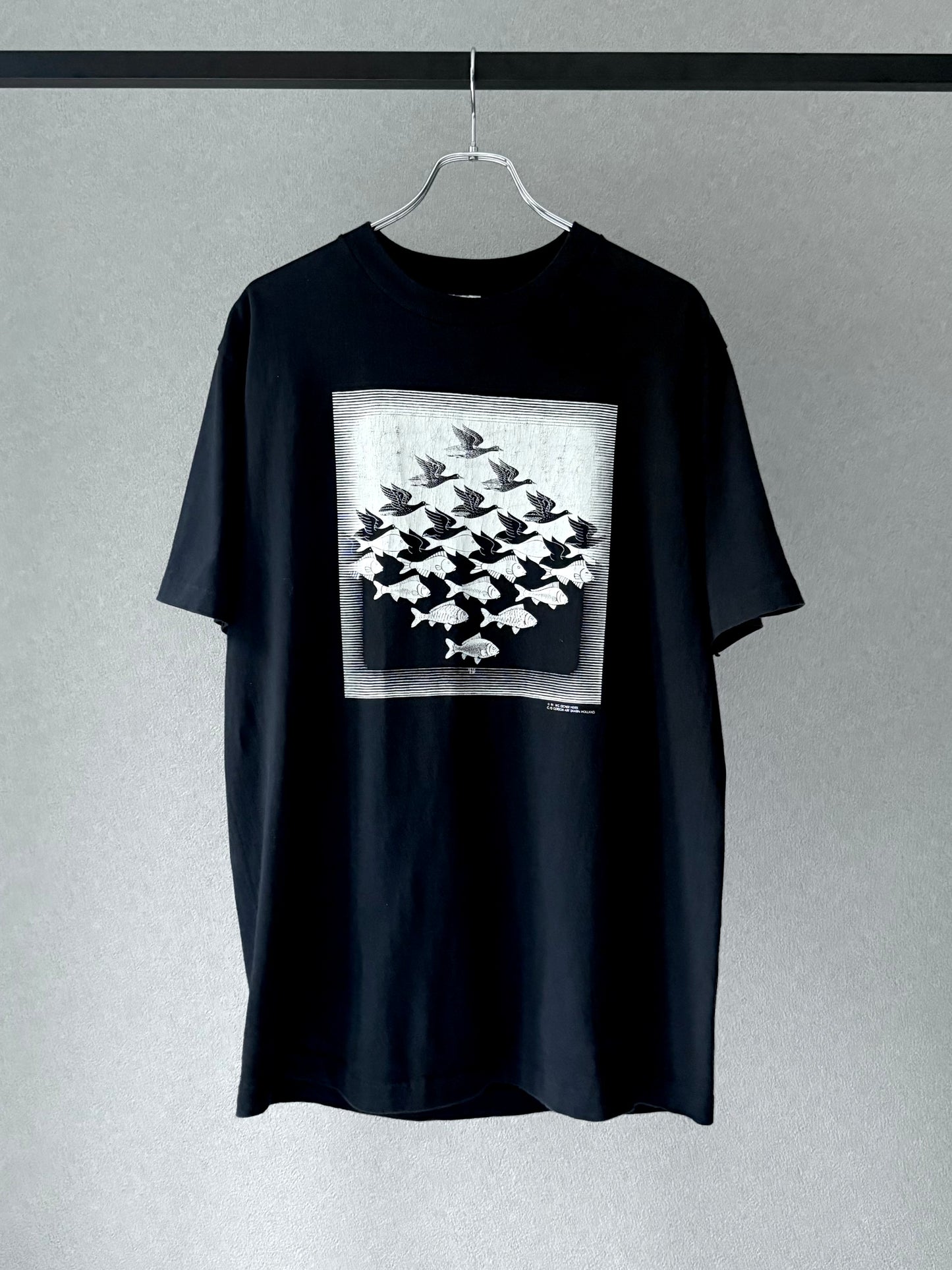 90's M.C.ESCHER HEIRS t-shirt "Made in USA"