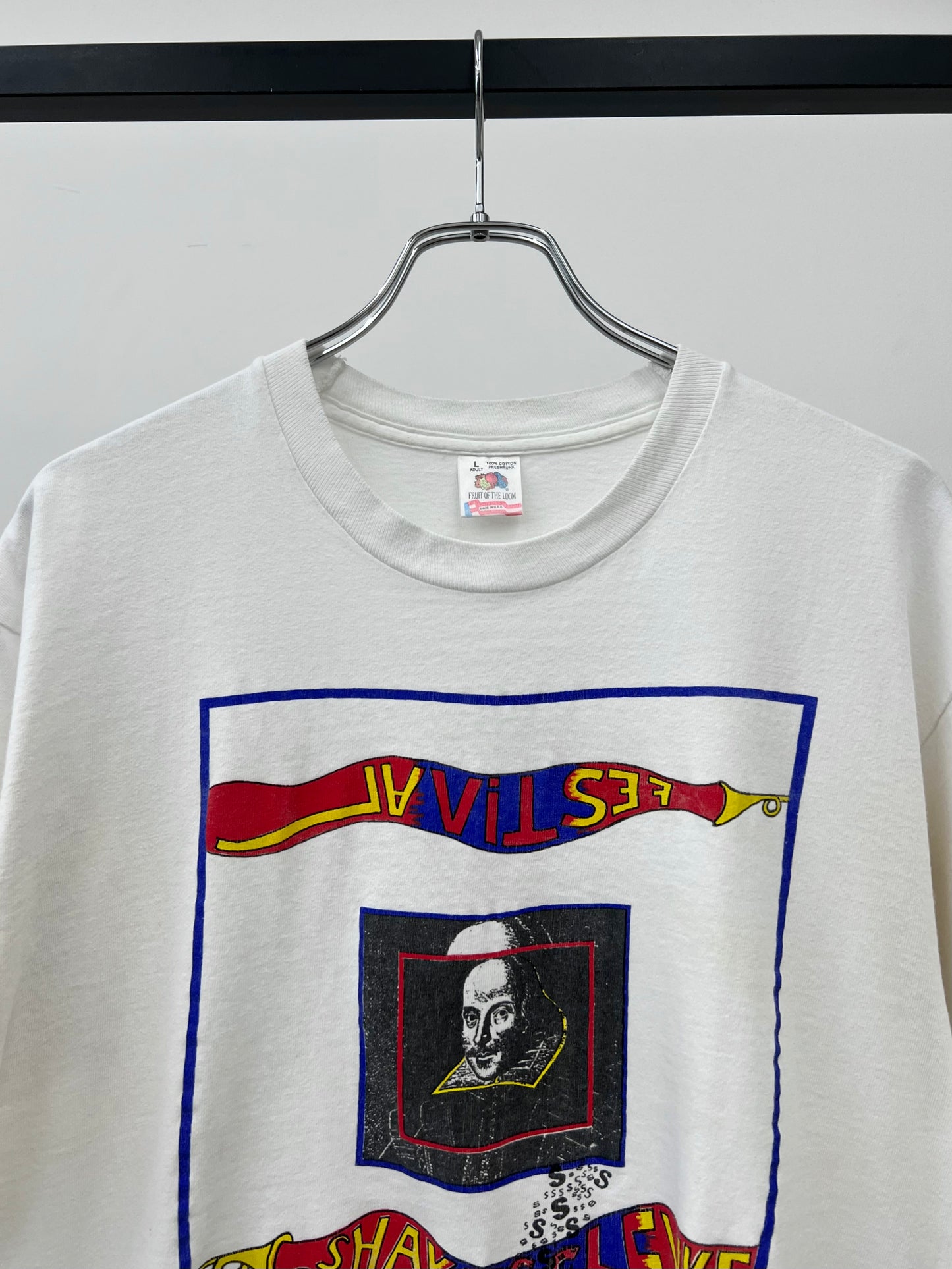 90's SHAKESPEARE FESTIVAL t-shirt "Made in USA"