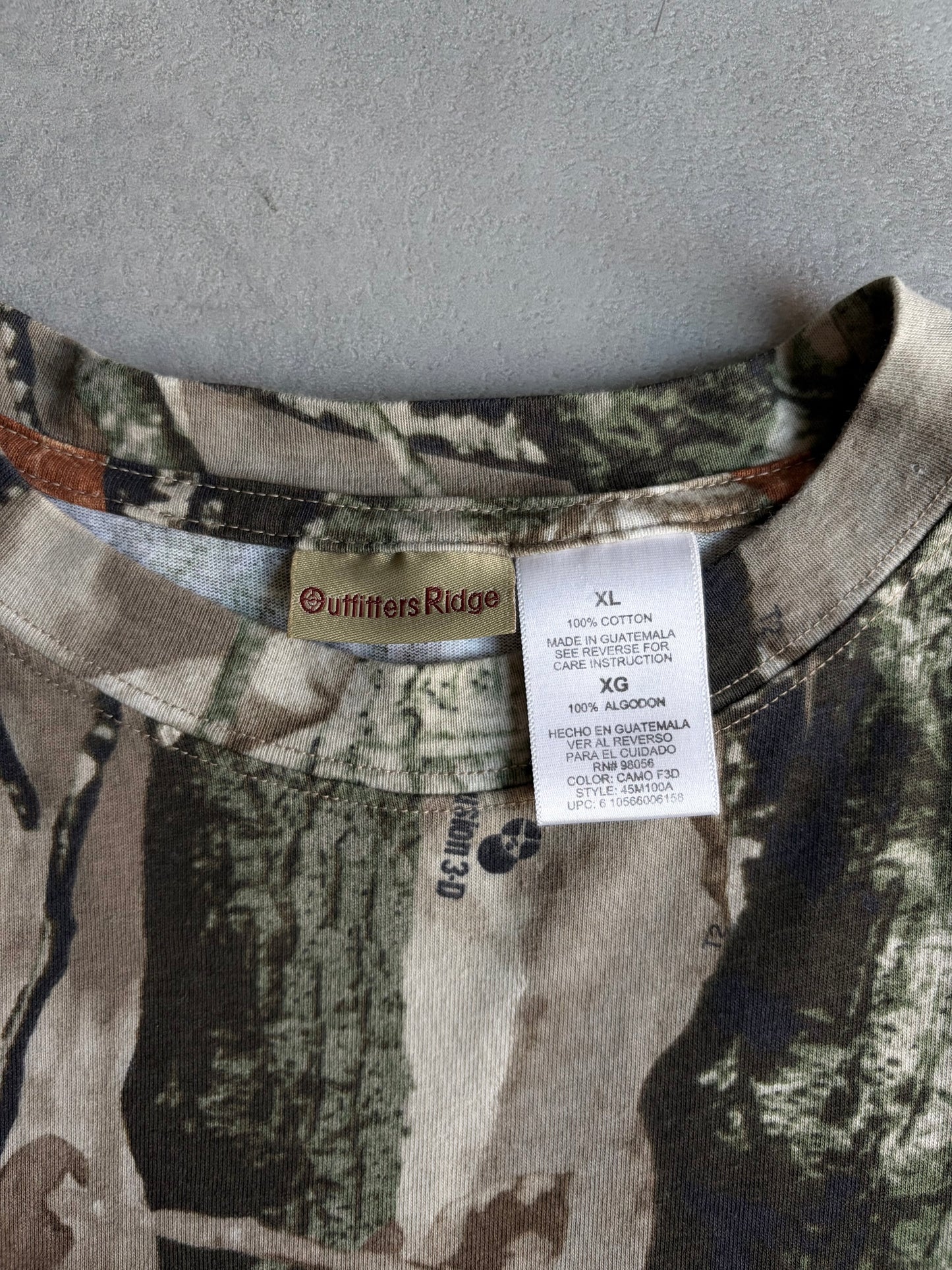 00's Outfitters Ridge real tree t-shirt