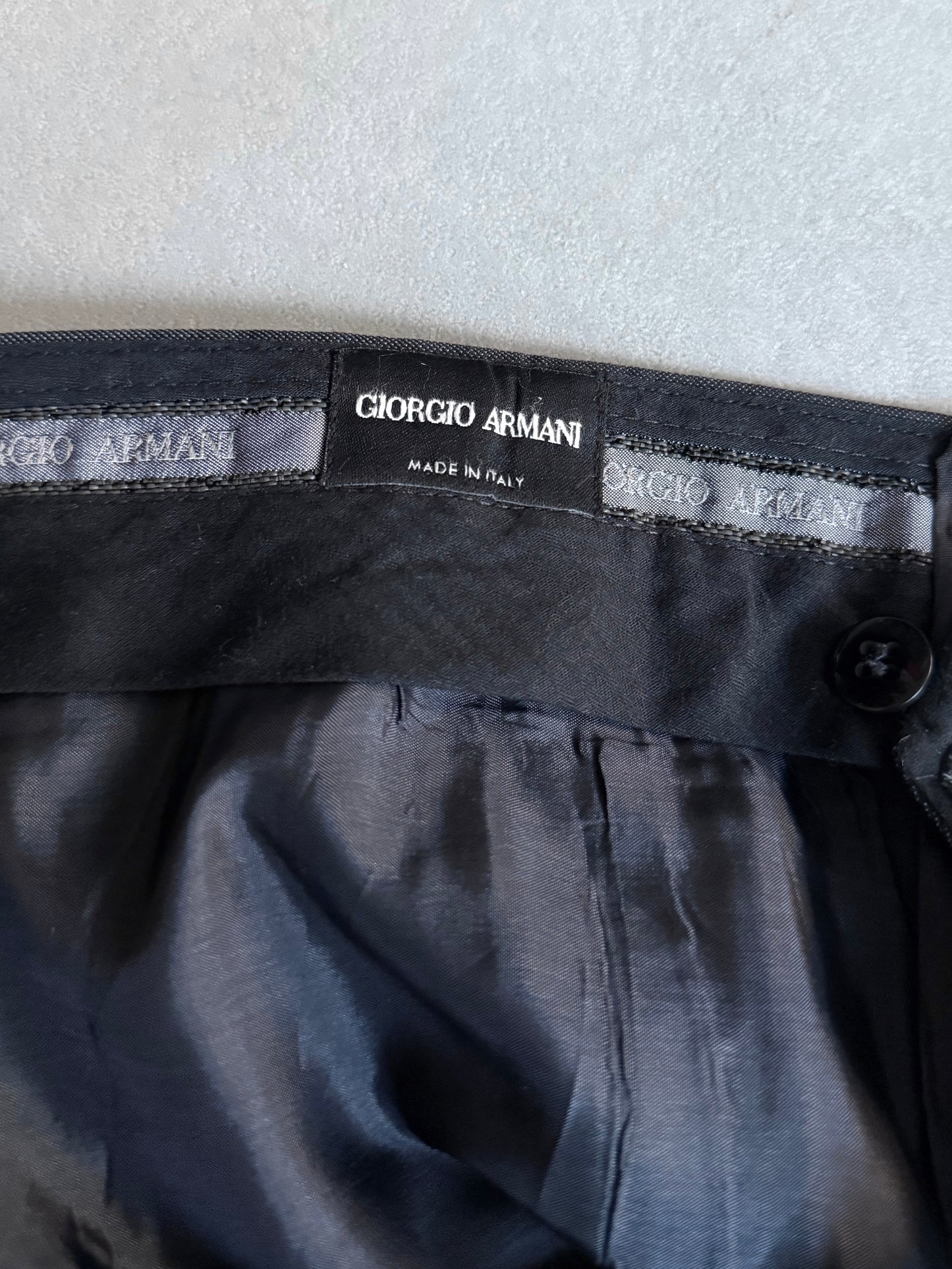 90's GIORGIO ARMANI wool slacks "Made in ITALY"