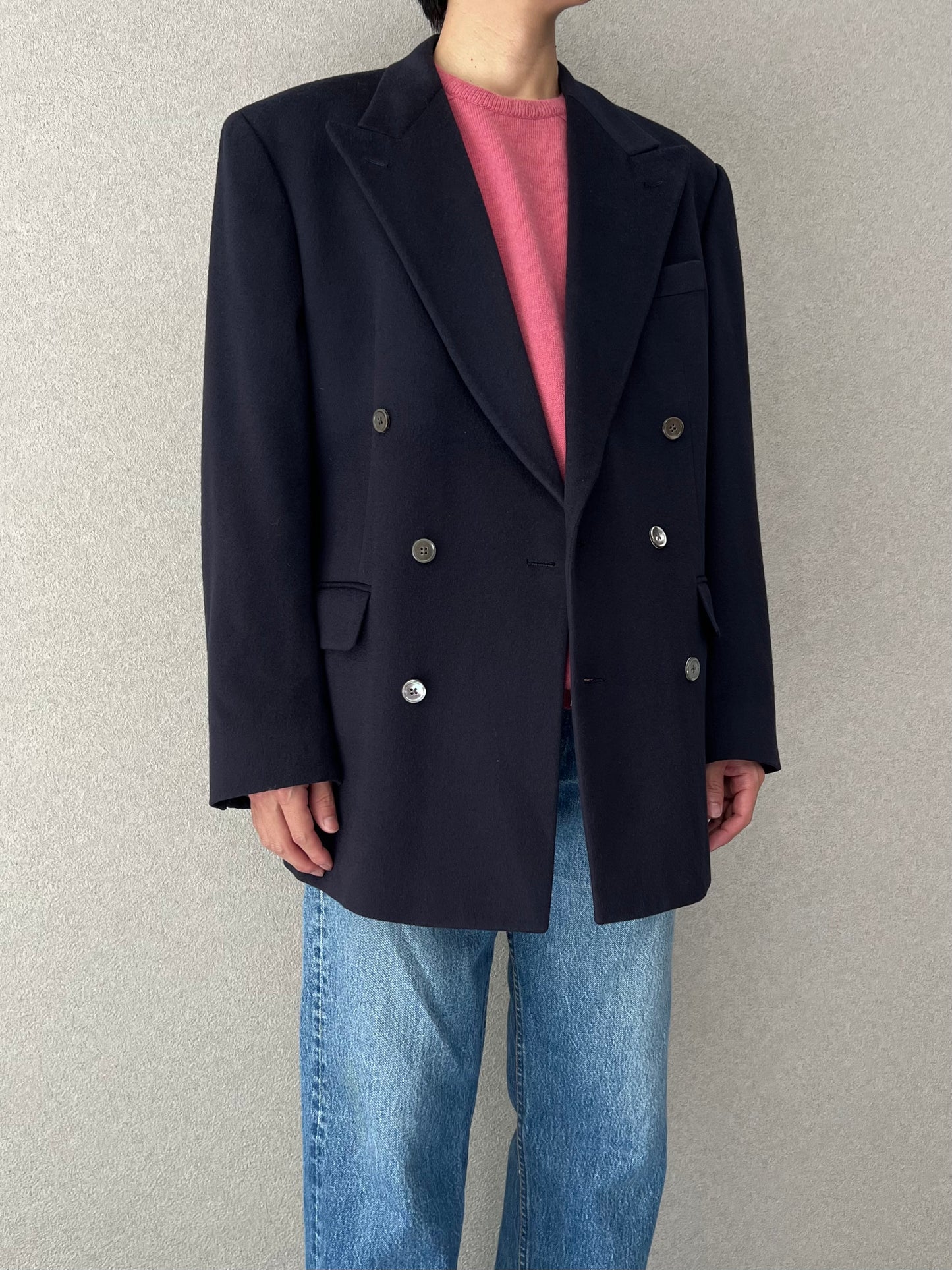 80's〜 Neiman Marcus cashmere tailored jacket "Made in USA"