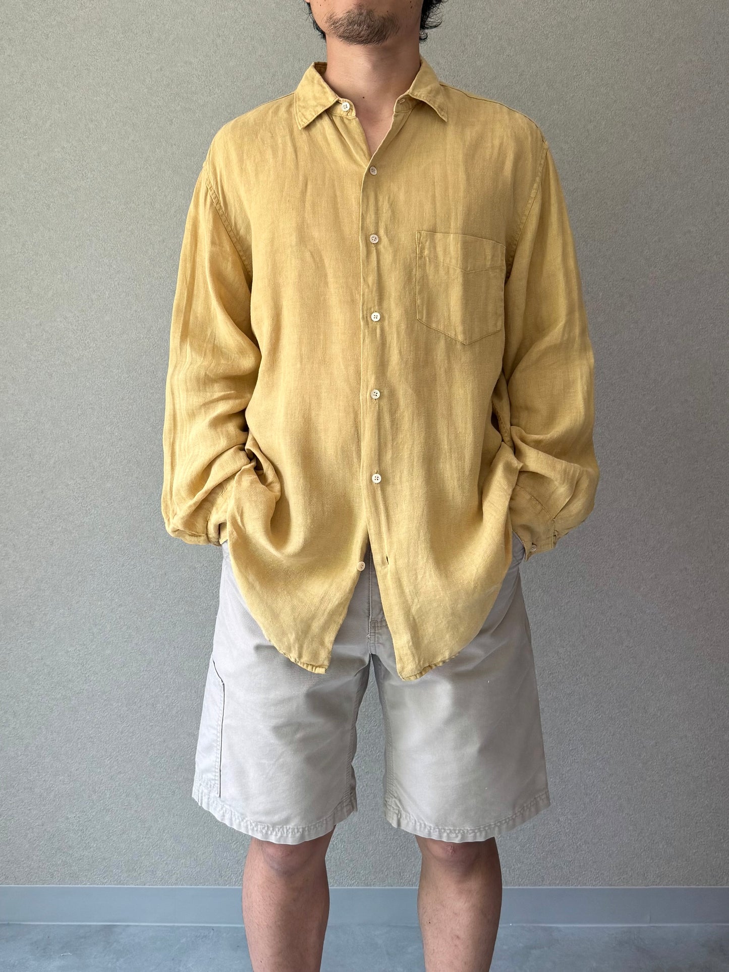 90's BANANA REPUBLIC linen shirt