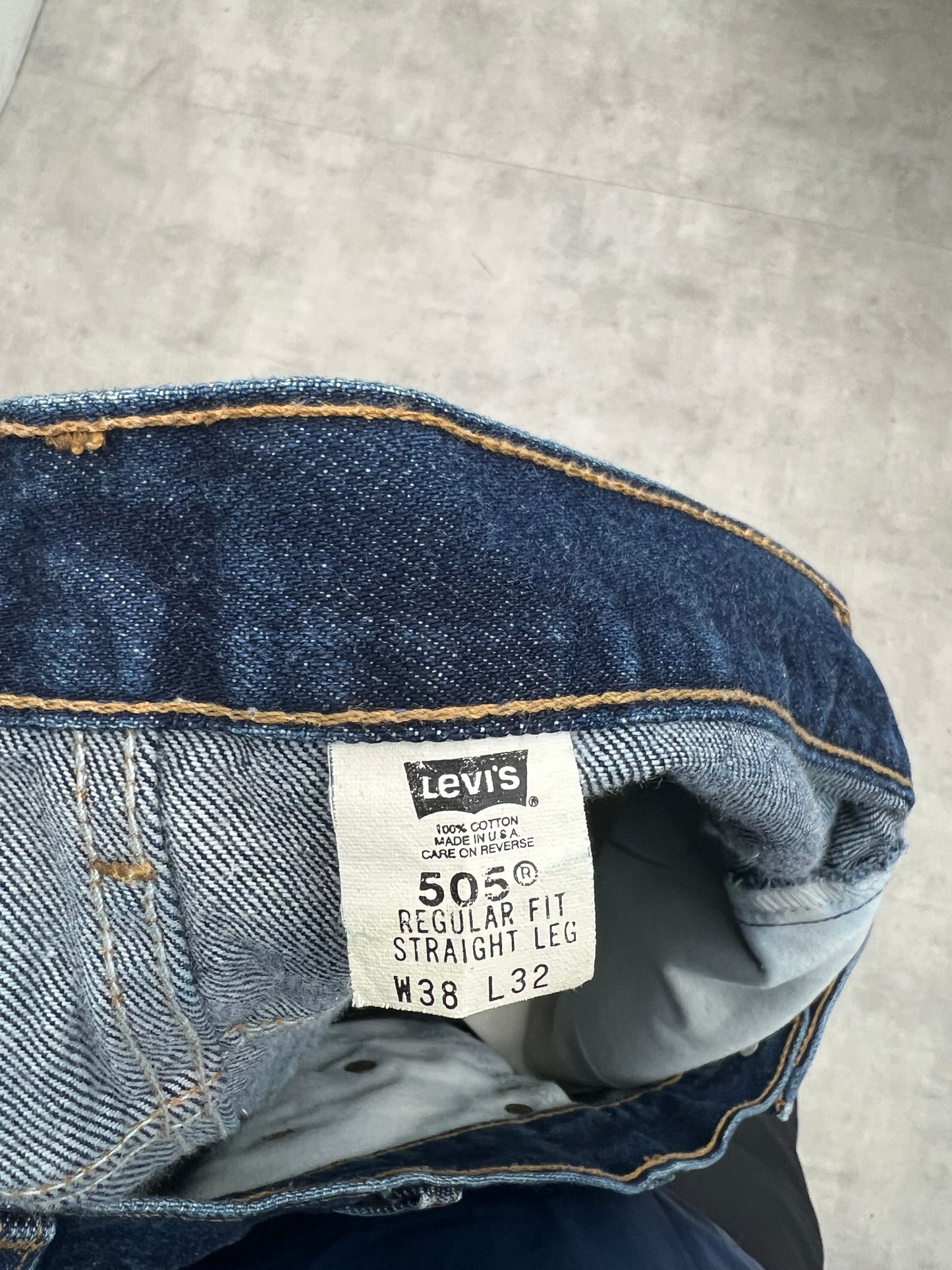 90's Levi's 505 denim pants "Made in USA"
