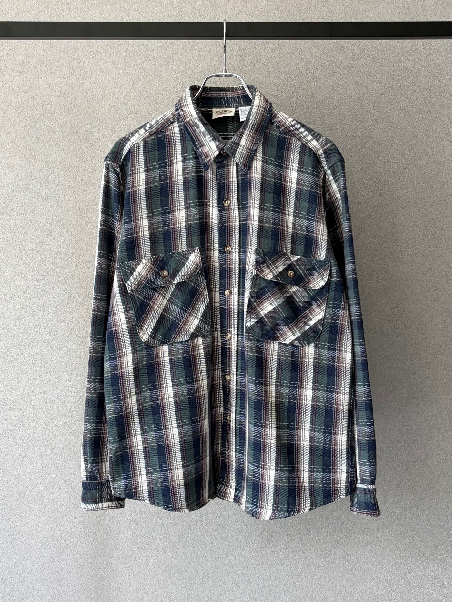 90's FIVE BROTHER flannel shirt