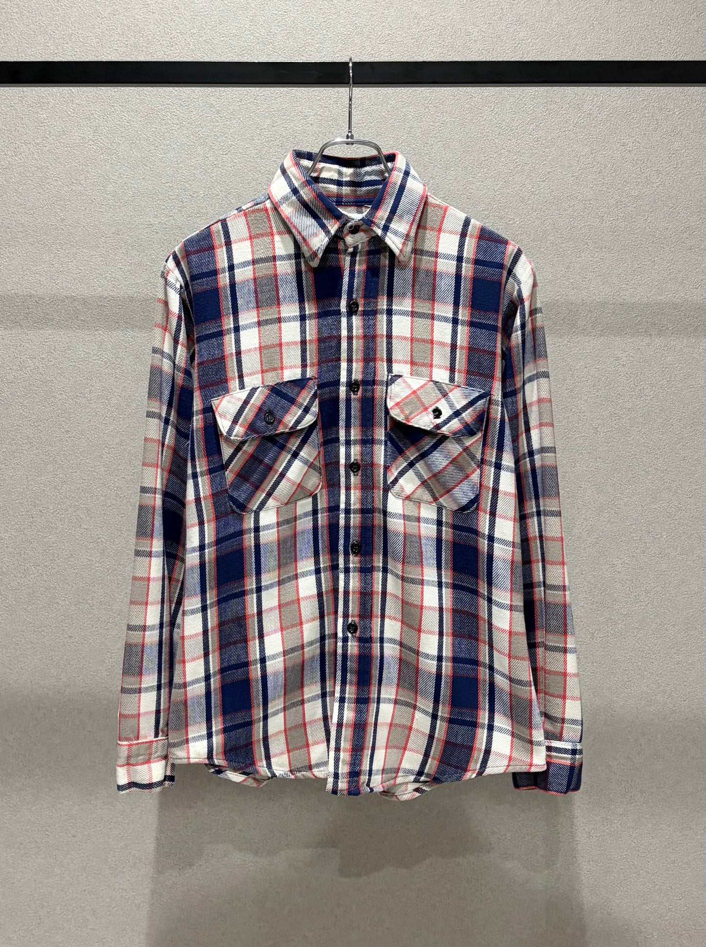80's FIVE BROTHER flannel shirt "Made in USA"
