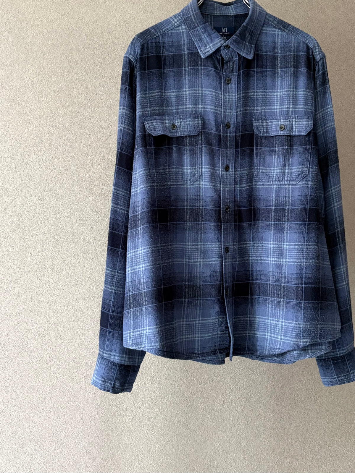 00's GEORGE flannel shirt