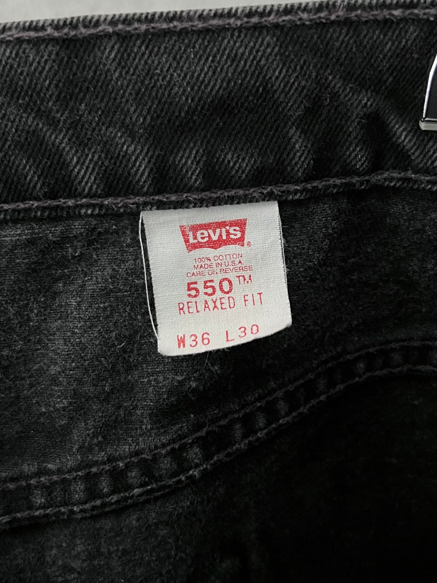 90's Levi's 550 denim pants ''Made in USA"