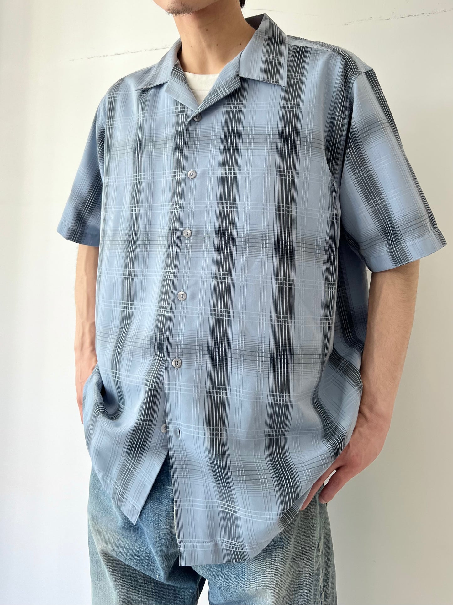 90's〜 ELLIOT open collor shirt