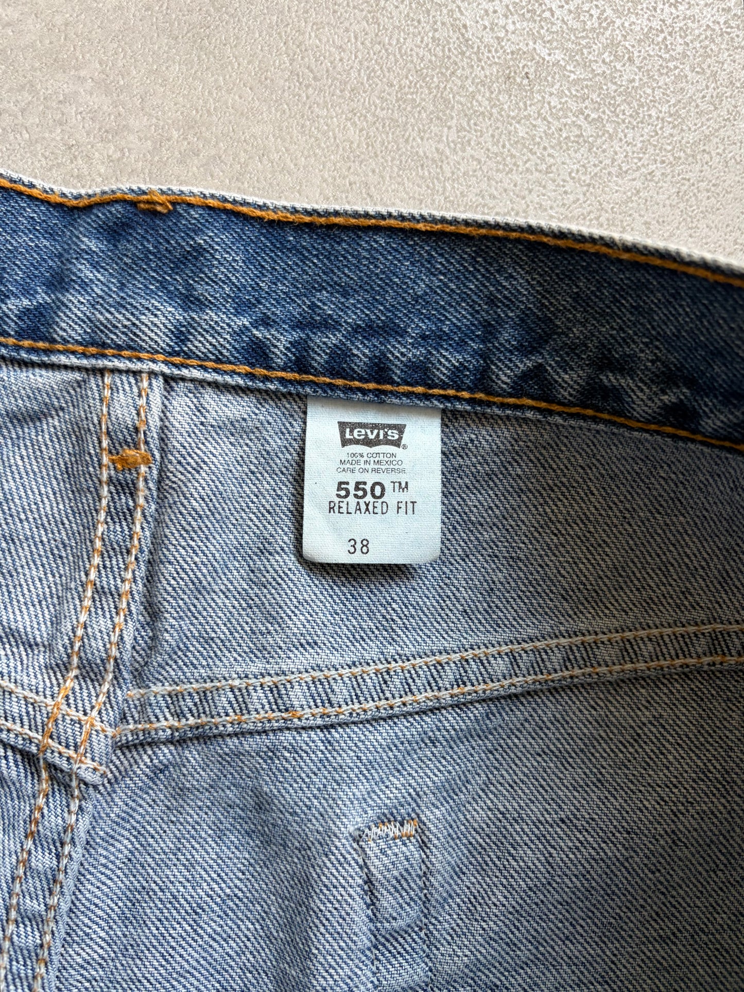 00's Levi's 550 denim shorts “Made in MEXICO”
