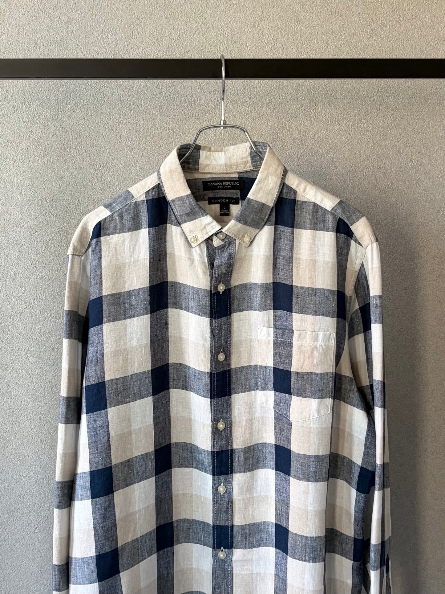 00's BANANA REPUBLIC linen shirt