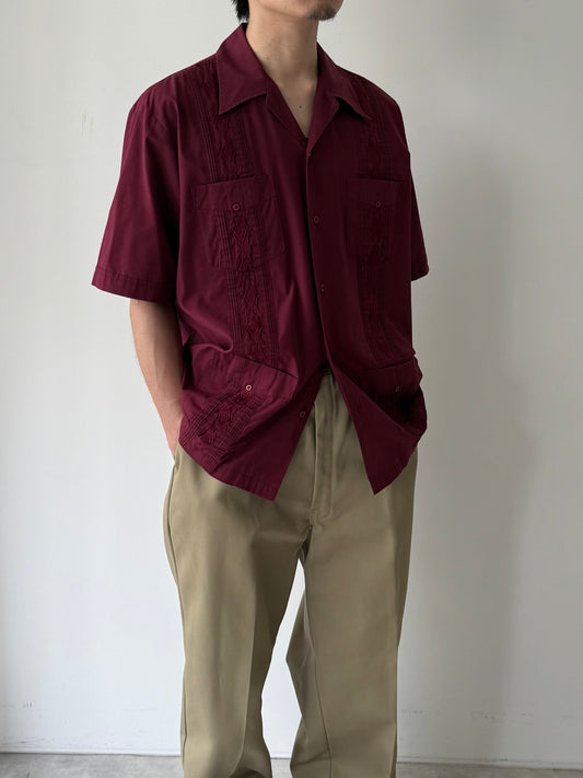00's FALCON BAY guayabera shirt
