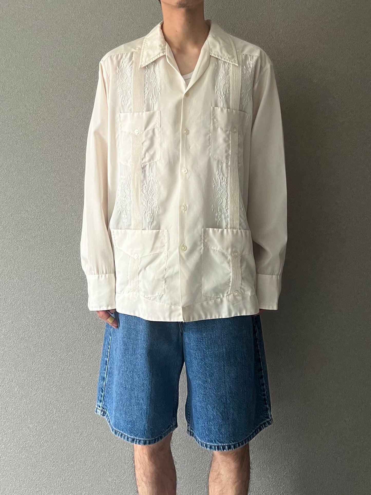 80's MAYALAND guayabera shirt