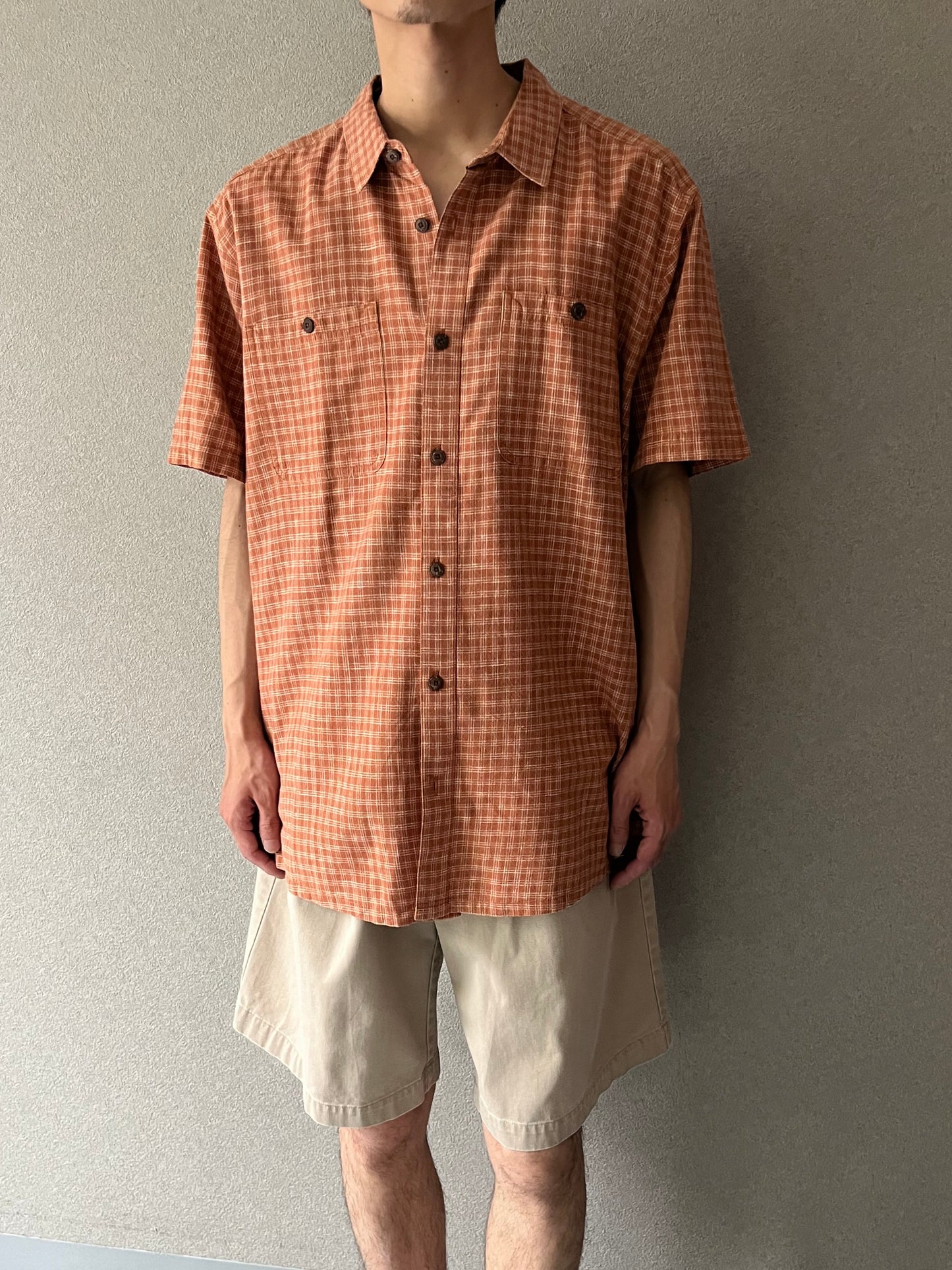 00's patagonia hemp×cotton shirt