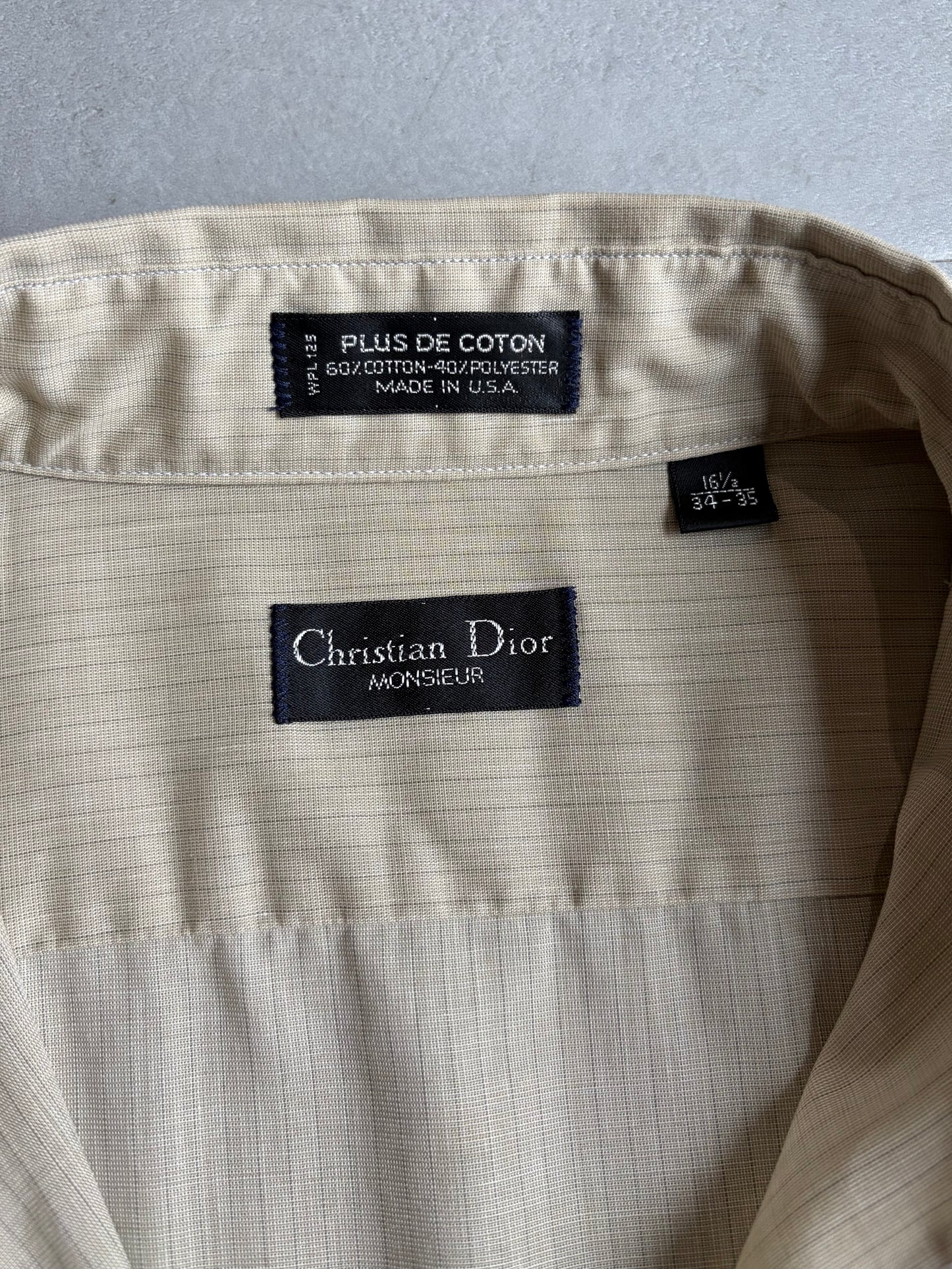 80's Christian Dior shirt "Made in USA"