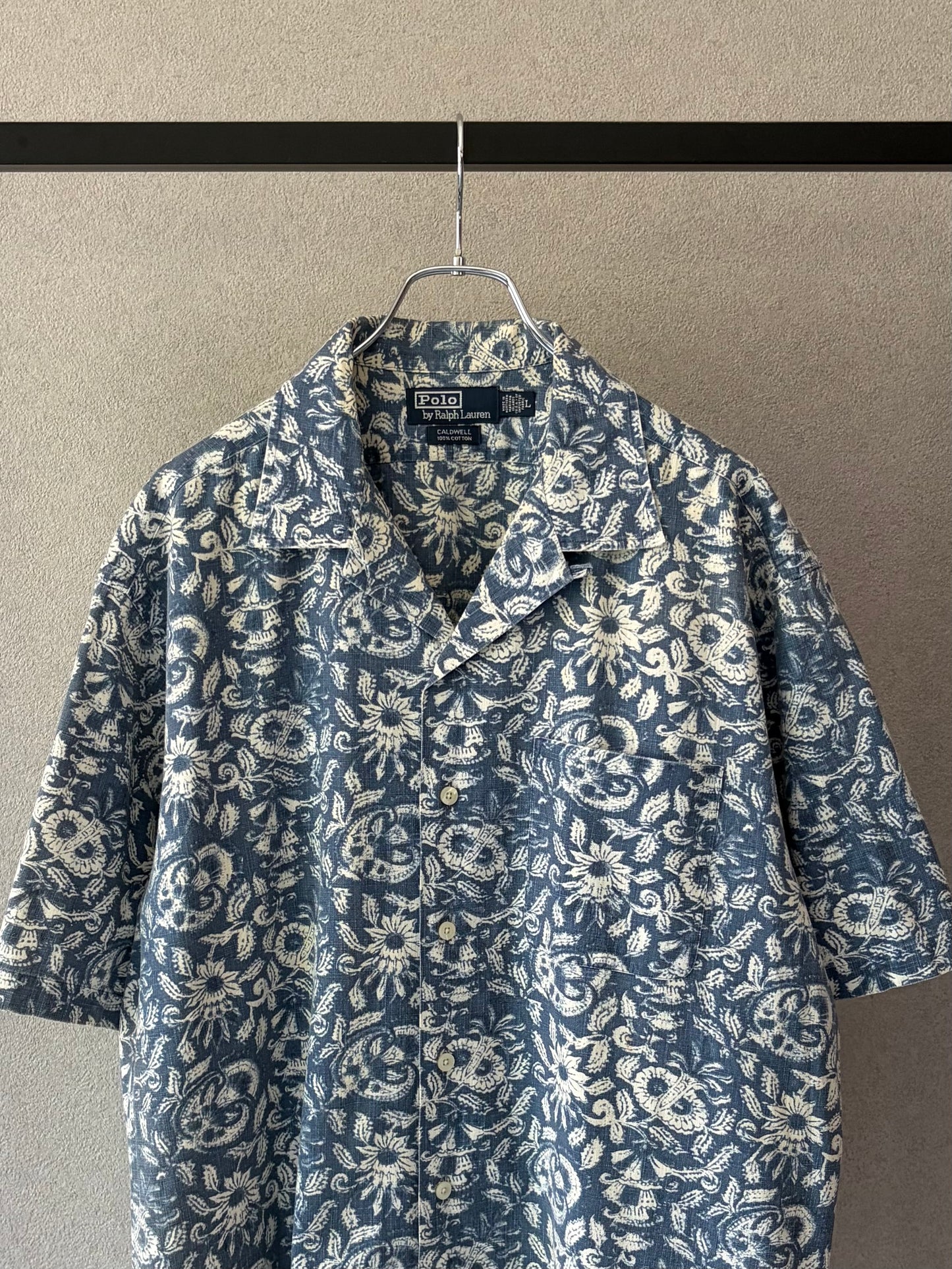 90's Polo Ralph Lauren open collar shirt "CALDWELL"