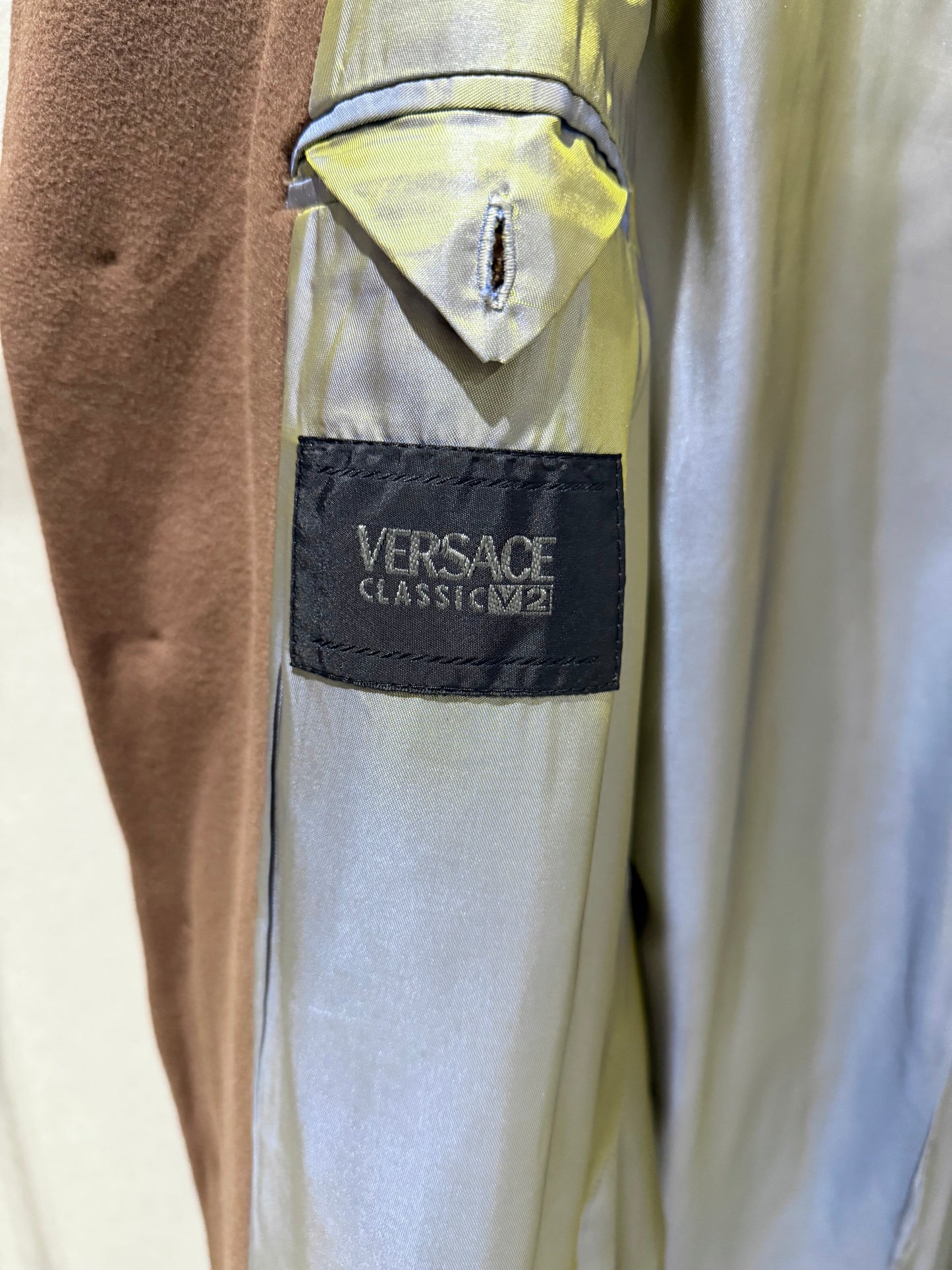 90's VERSACE chester coat "Made in ITALY"