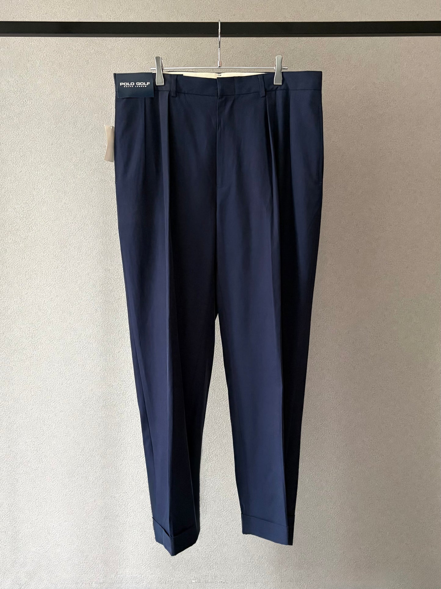 90's POLO GOLF silk×cotton slacks "DEAD STOCK"