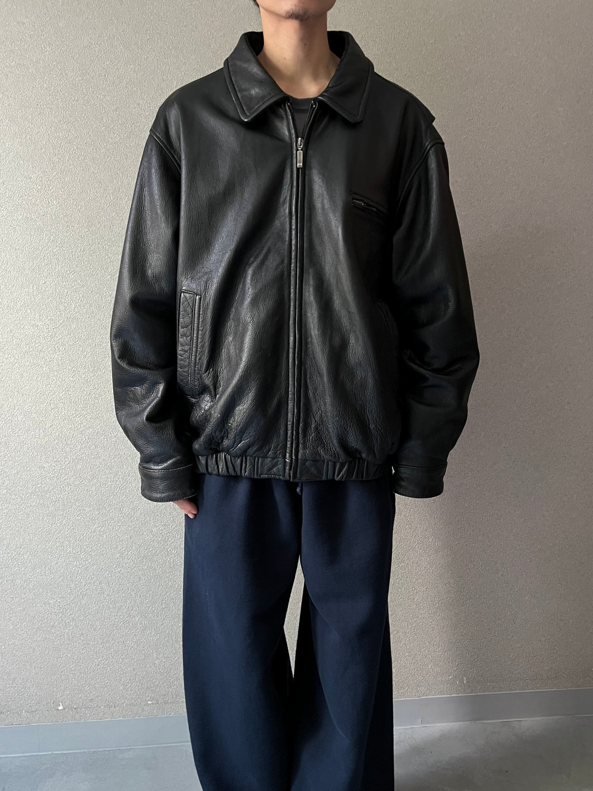 00's ST.JOHN'S BAY leather jacket