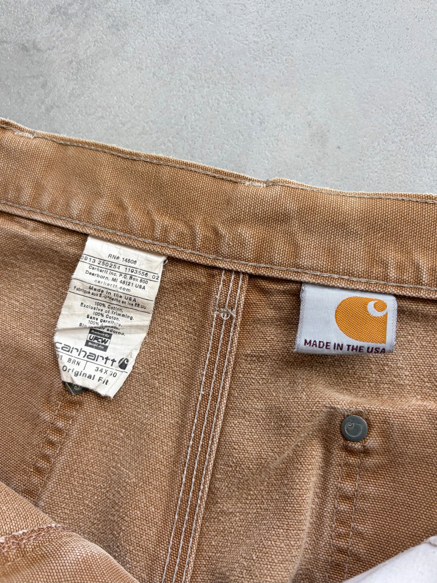 90's carhartt double knee work pants "Made in USA"