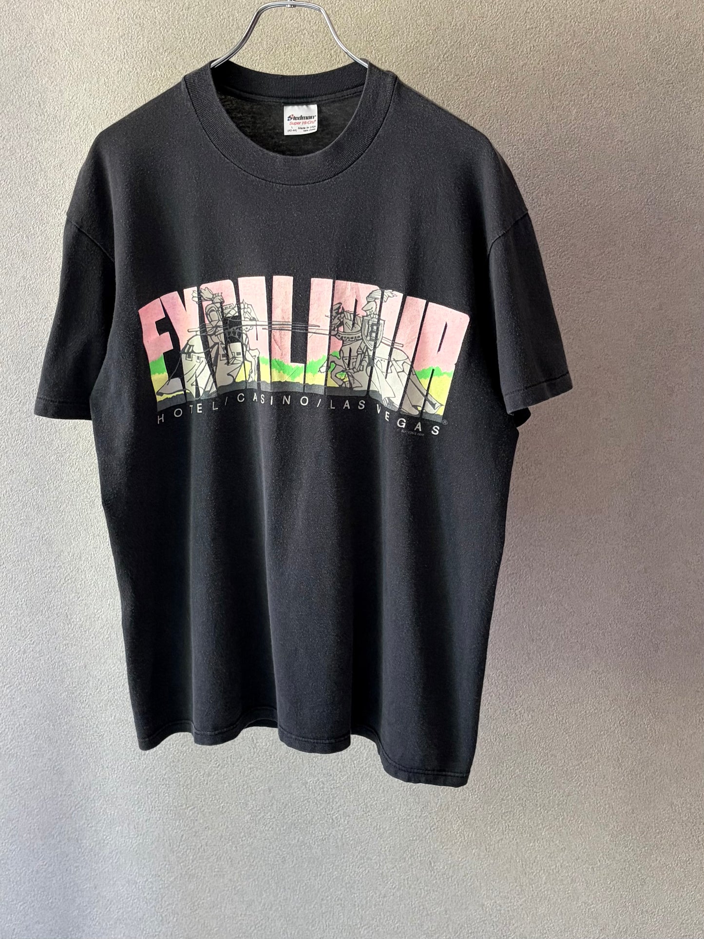 80's EXCALIBUR HOTEL corporate t-shirt "Made in USA"