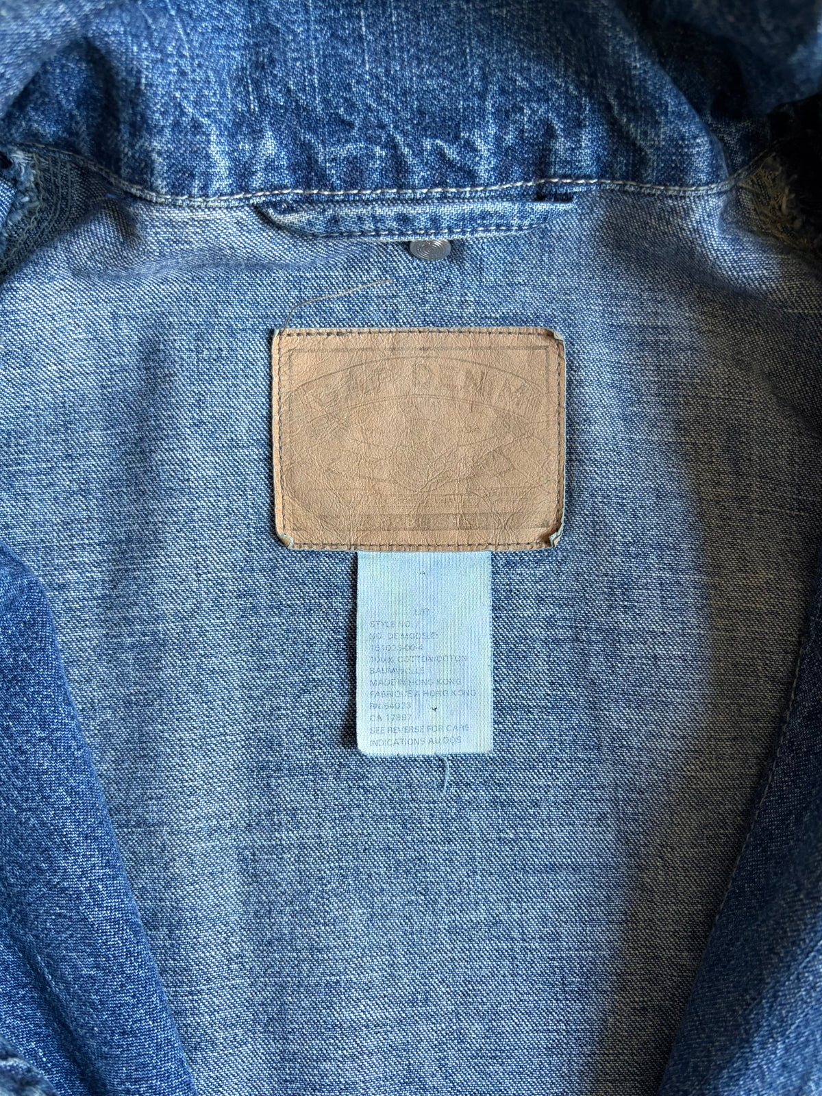 90's GAP denim hooded jacket
