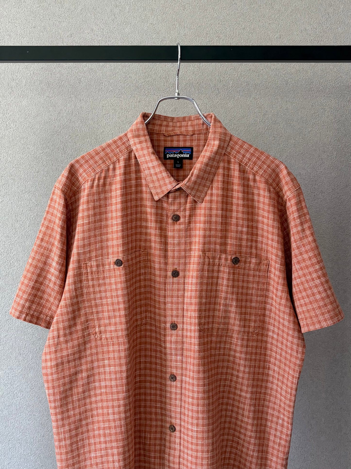 00's patagonia hemp×cotton shirt