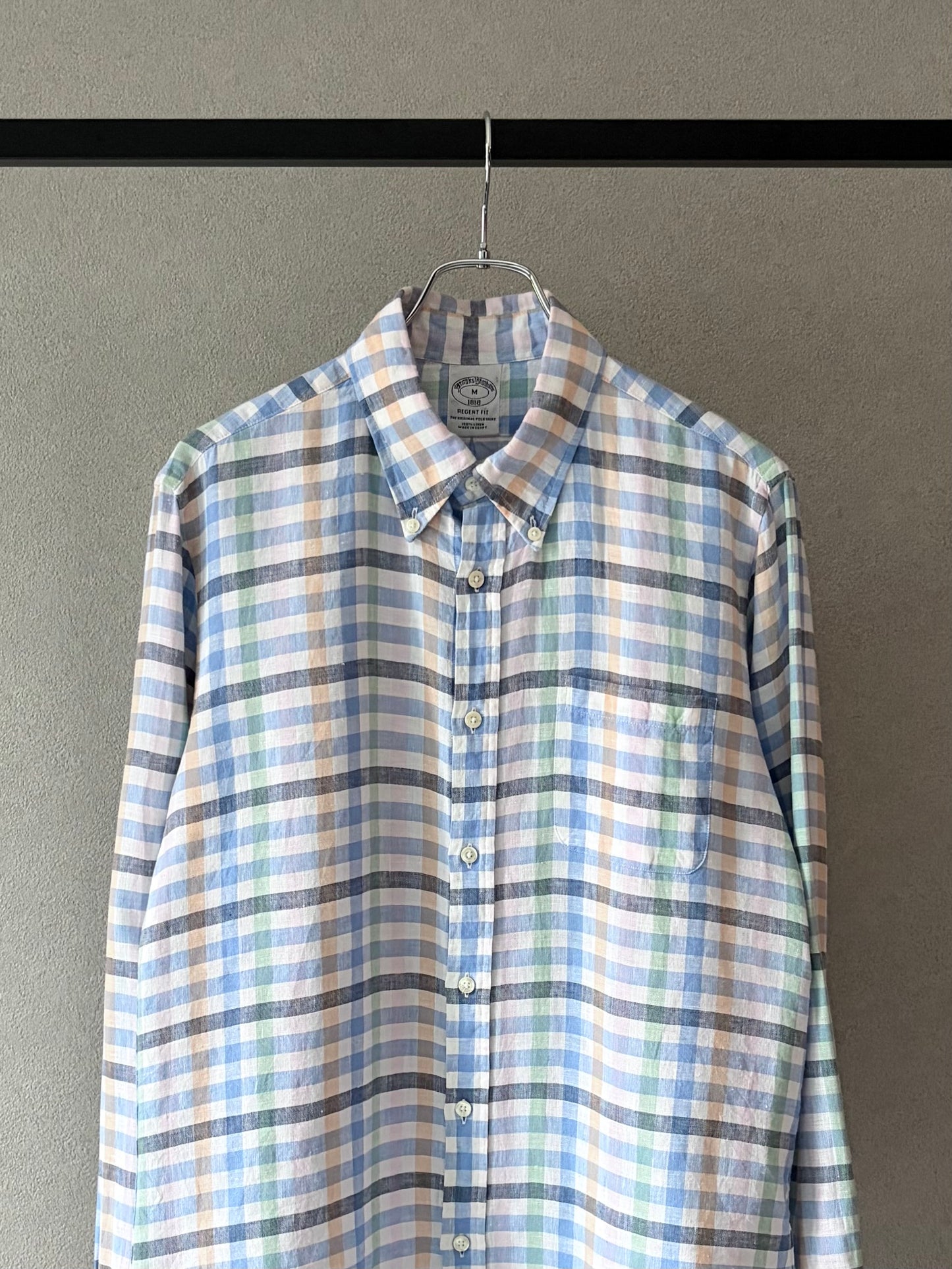00's Brooks Brothers linen BD shirt