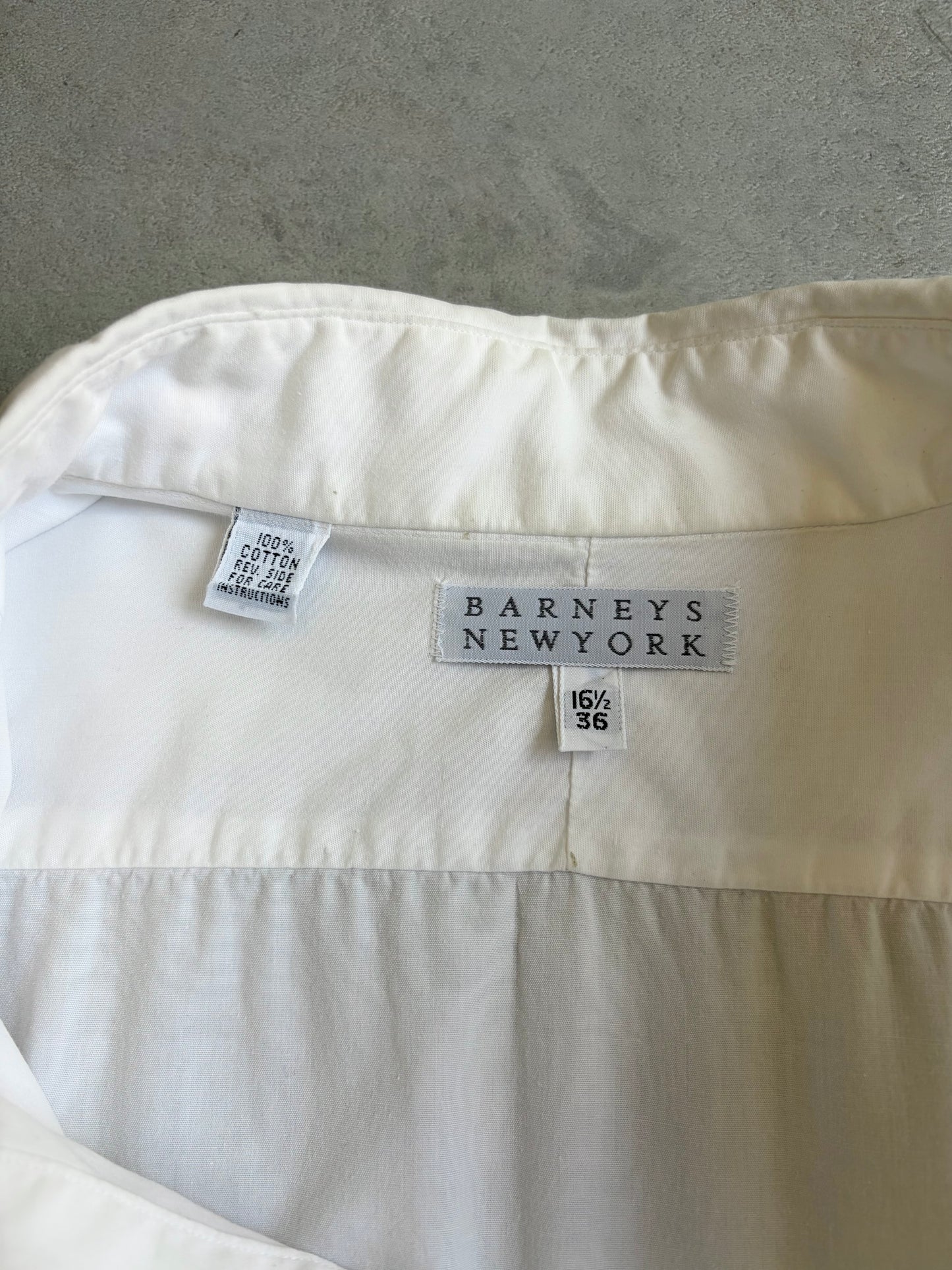 80's〜 BARNYS NEWYORK dress shirt