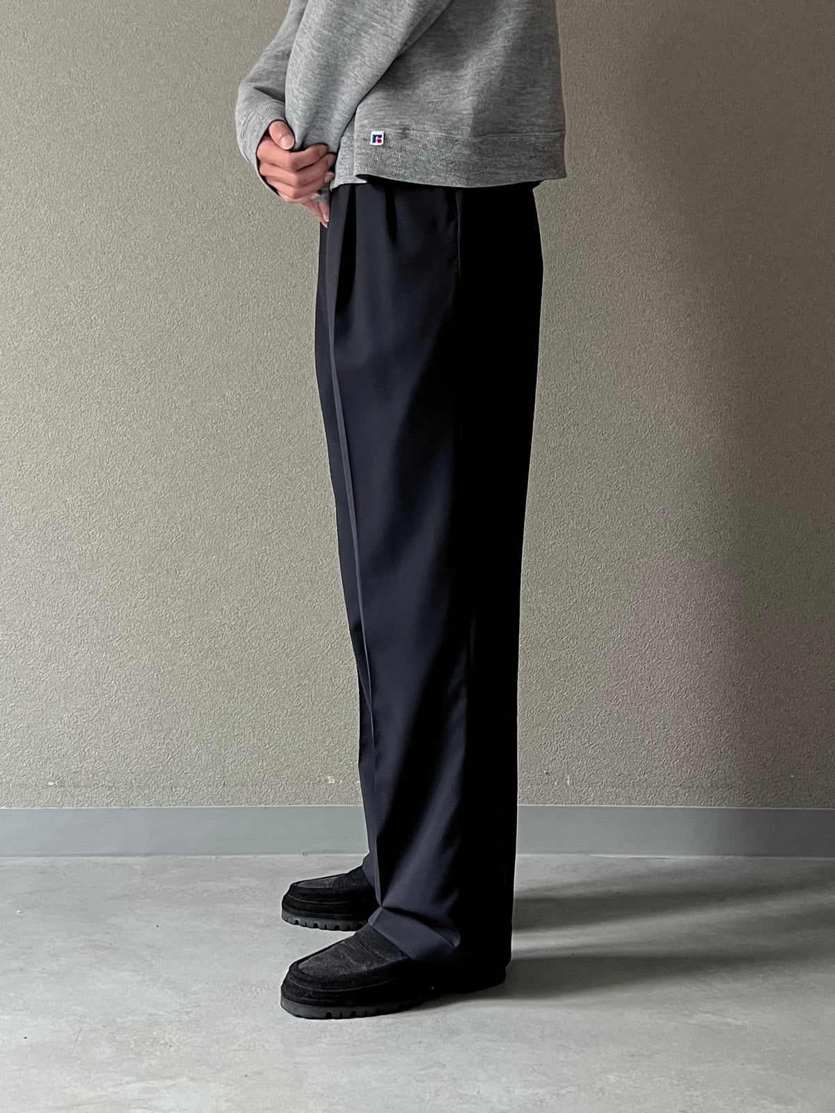 00's PAZONI wool slacks "Made in ITALY"