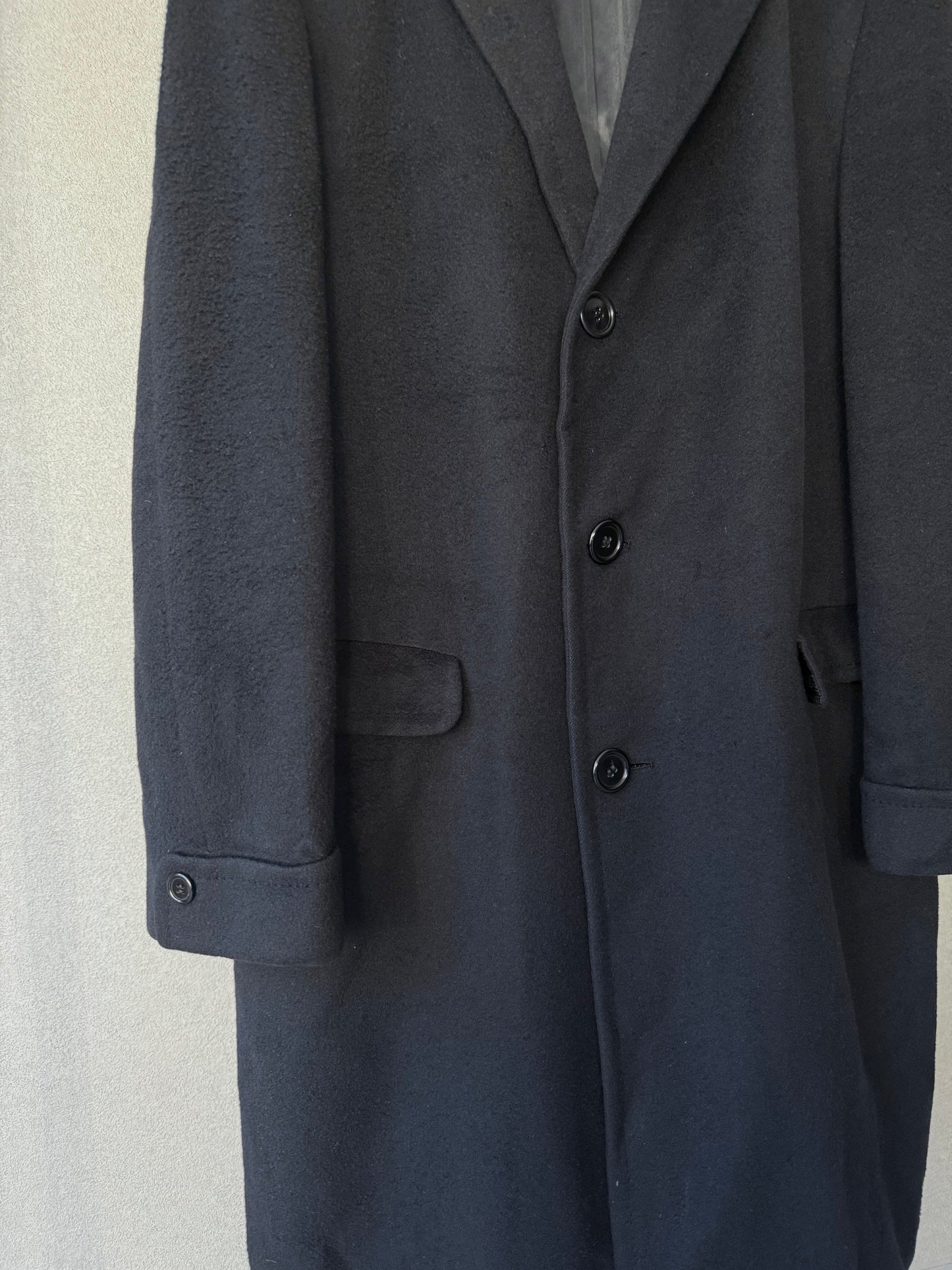 60's VINTAGE cashmere chester coat