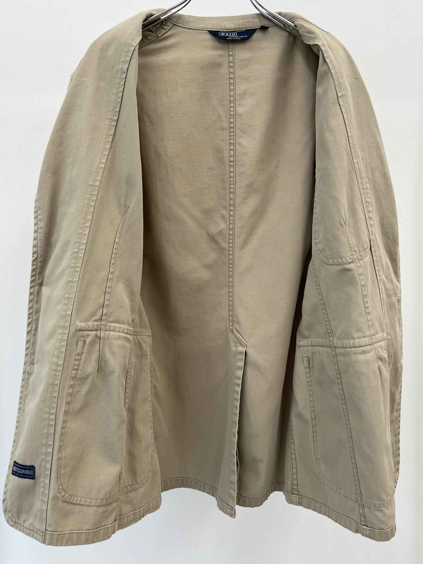 90's Polo Ralph Lauren cotton tailored jacket "Made in USA"