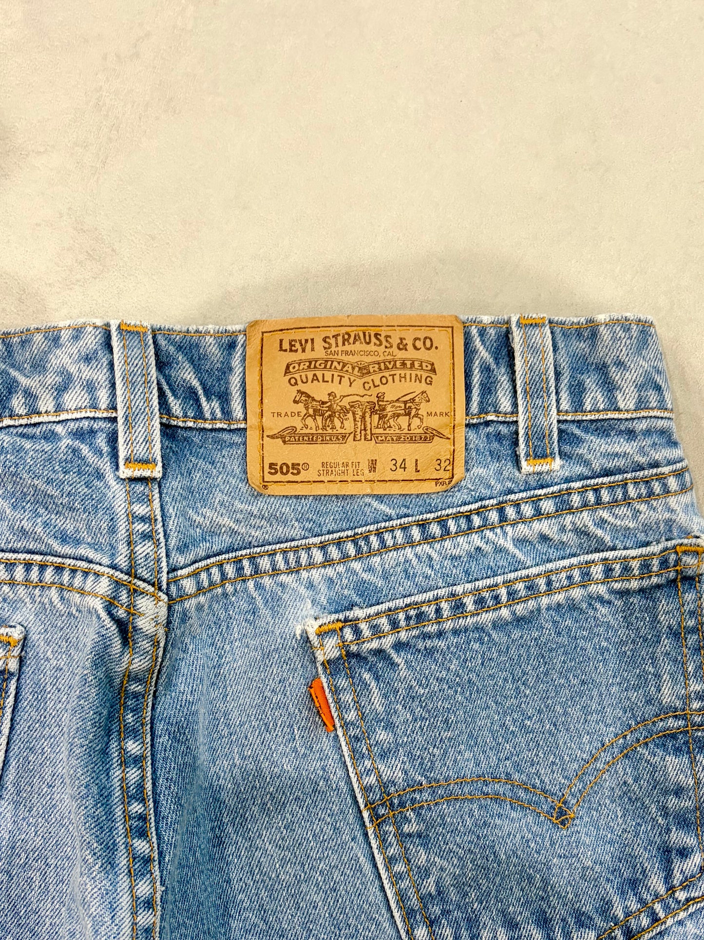 90's Levi's 505 denim pants "Made in USA"
