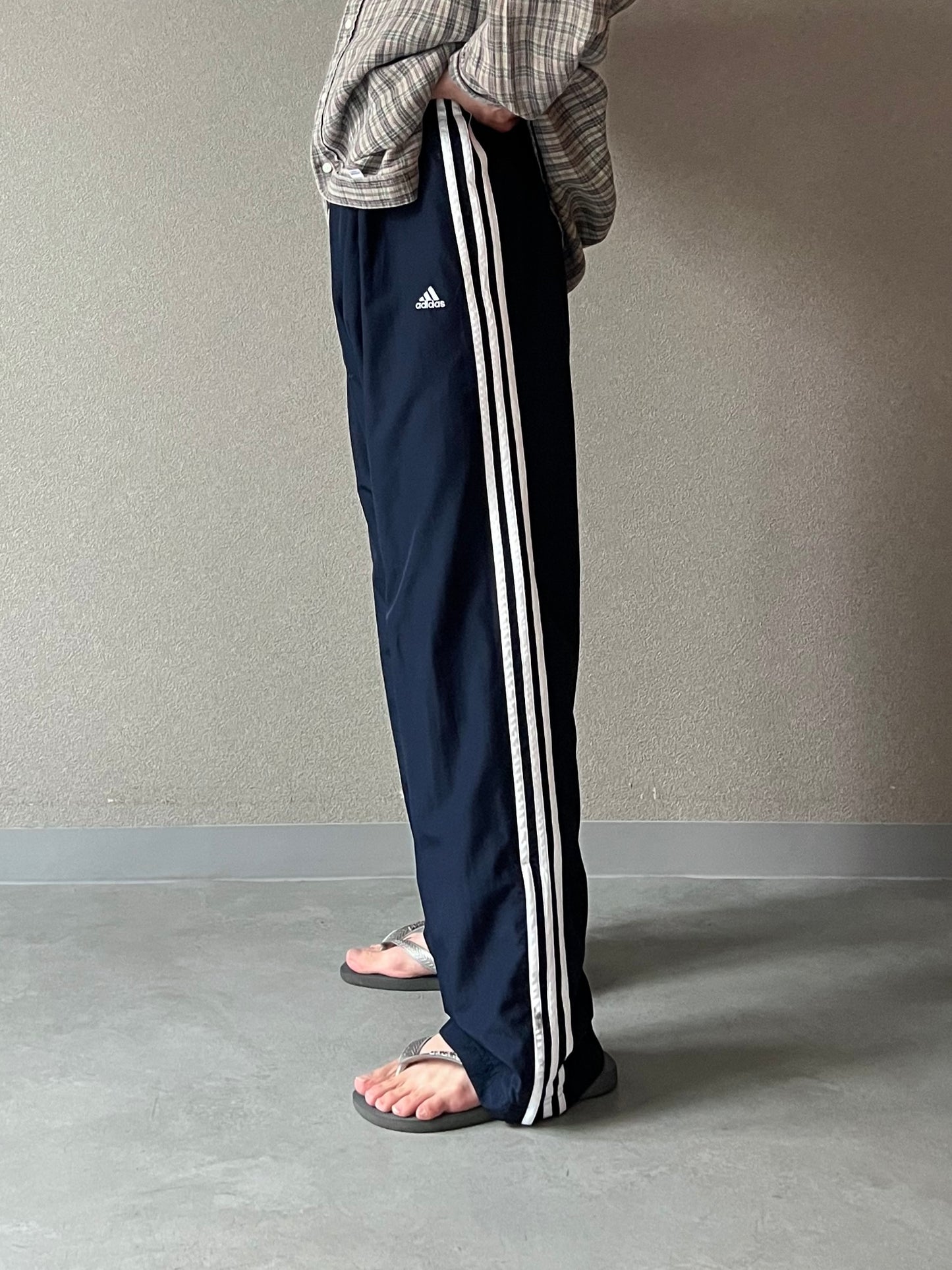 00's adidas nylon track pants