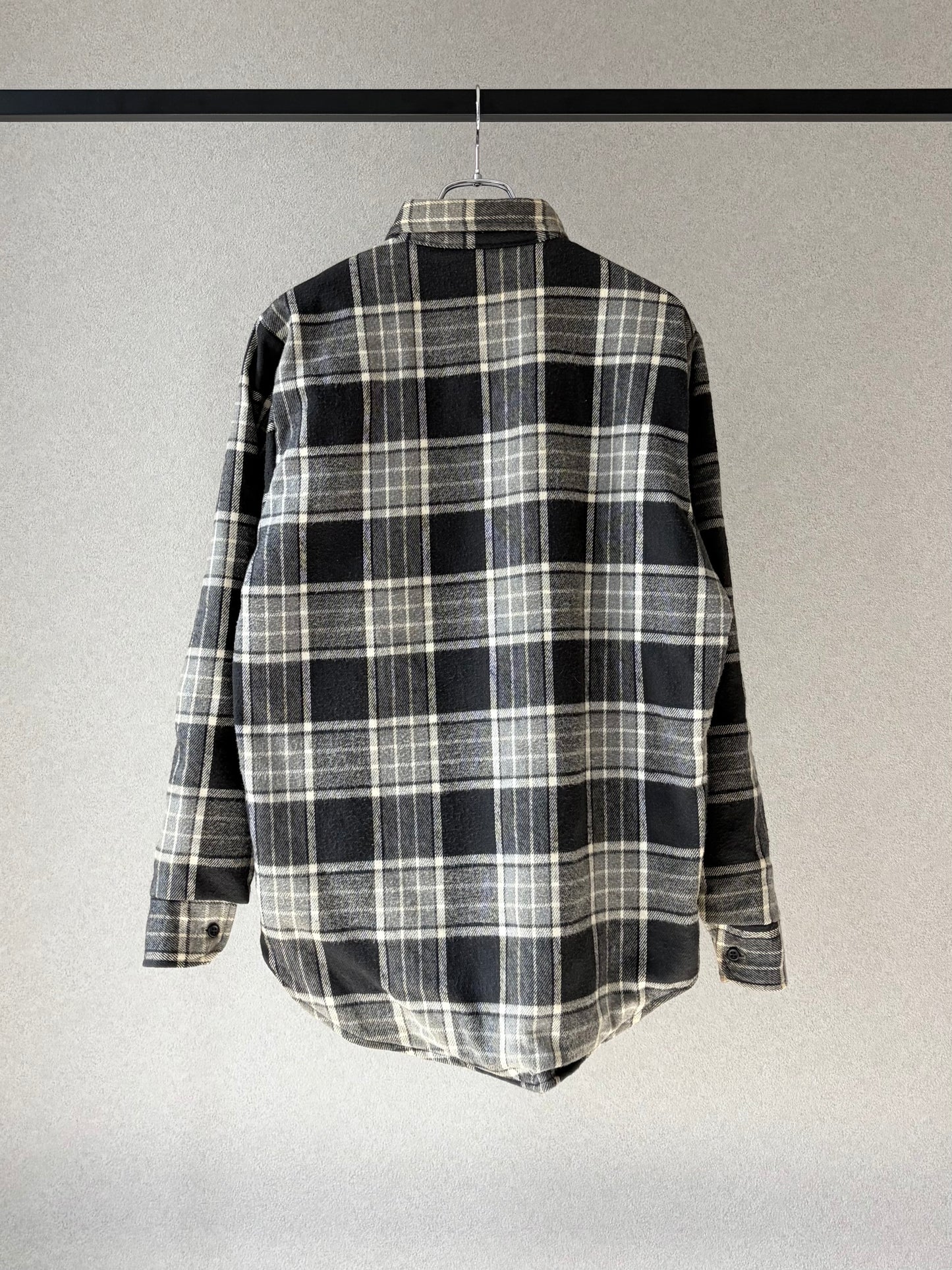 80's  FIVE BROTHER quilting flannel shirt "Made in USA"