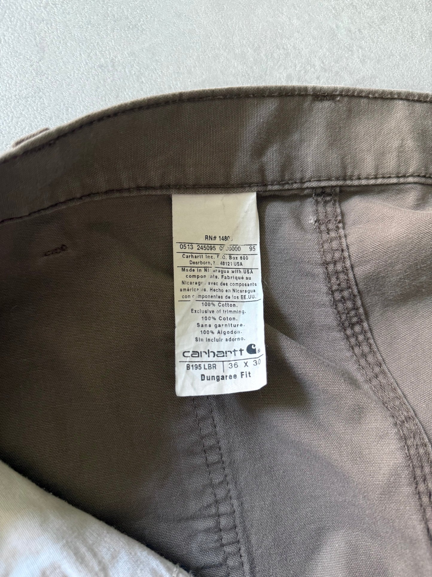 00's carhartt double knee painter pants
