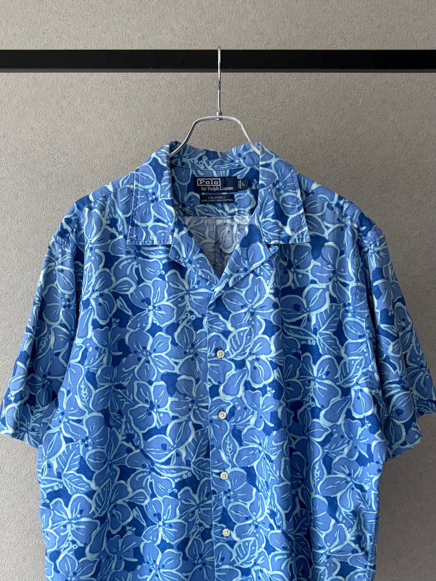 90's Polo Ralph Lauren open collar shirt "CALDWELL"