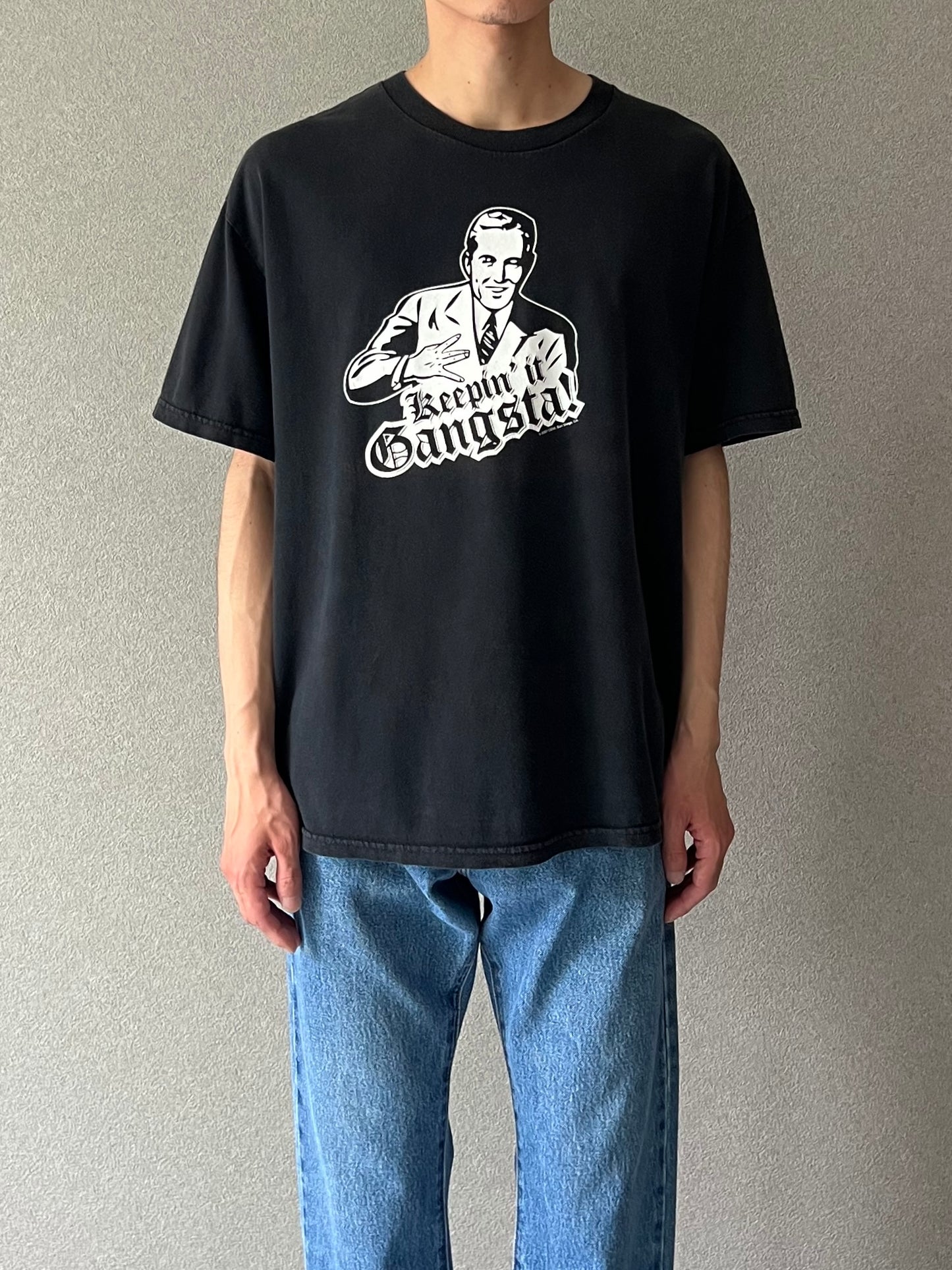 00's UNKNOWN print t-shirt