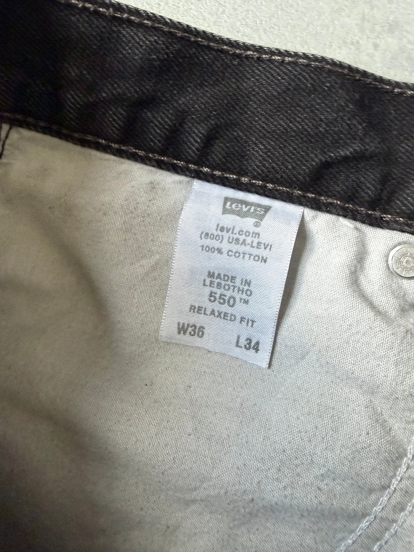 00's Levi's 550 denim pants
