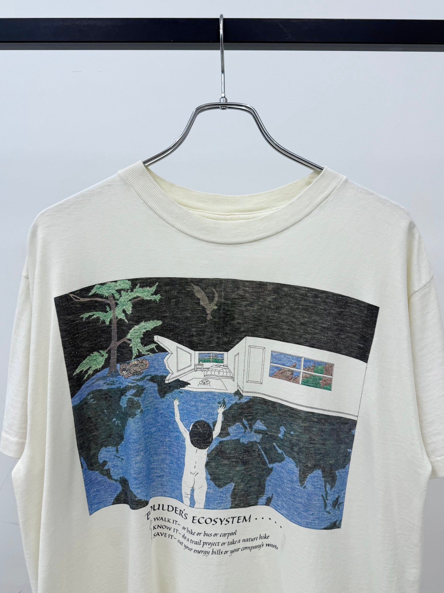 90's EARTH DAY t-shirt "MADE IN USA"