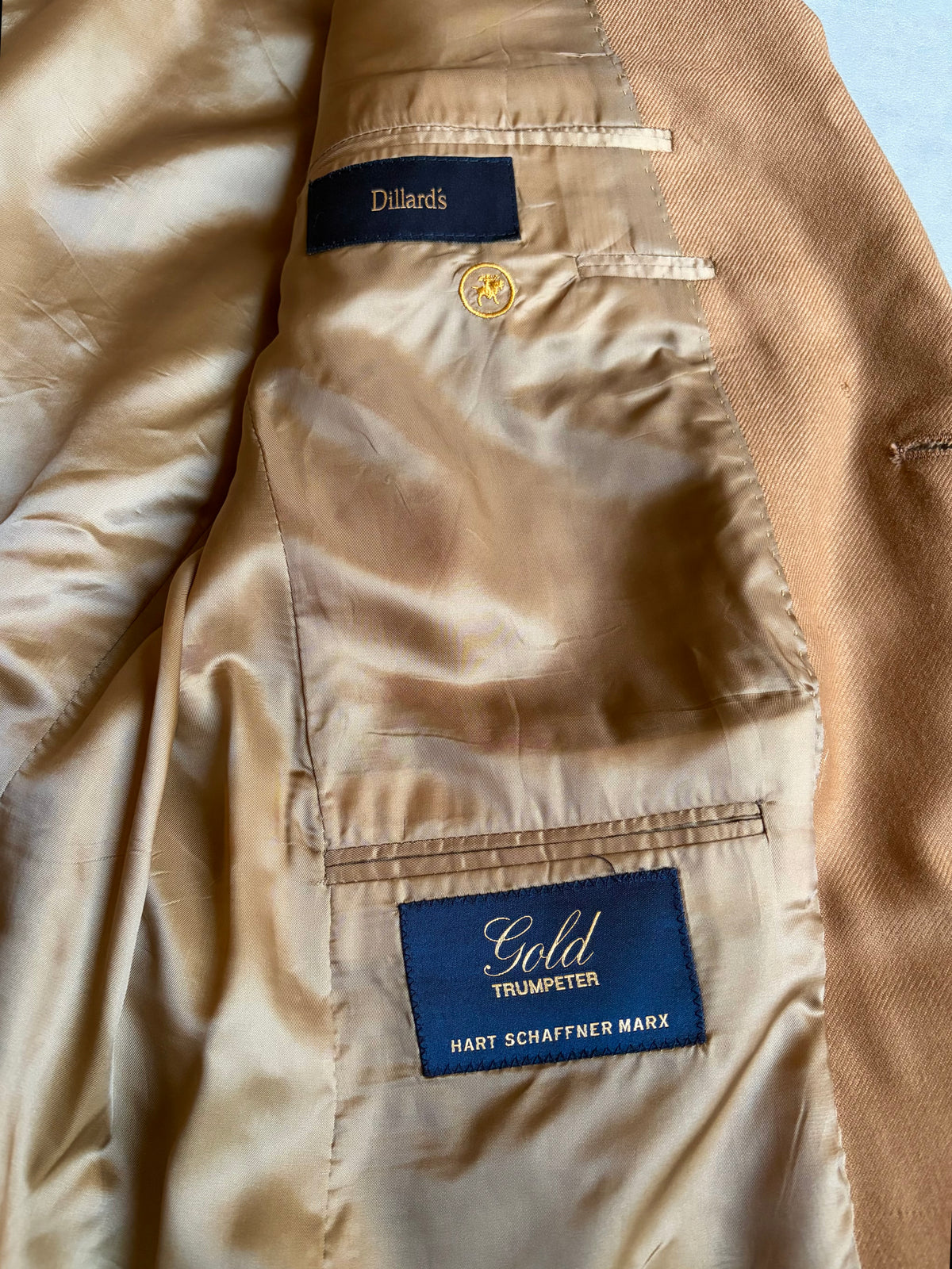 90's Dillard's × Loro Piana cashmere tailored jacket "Made in USA"