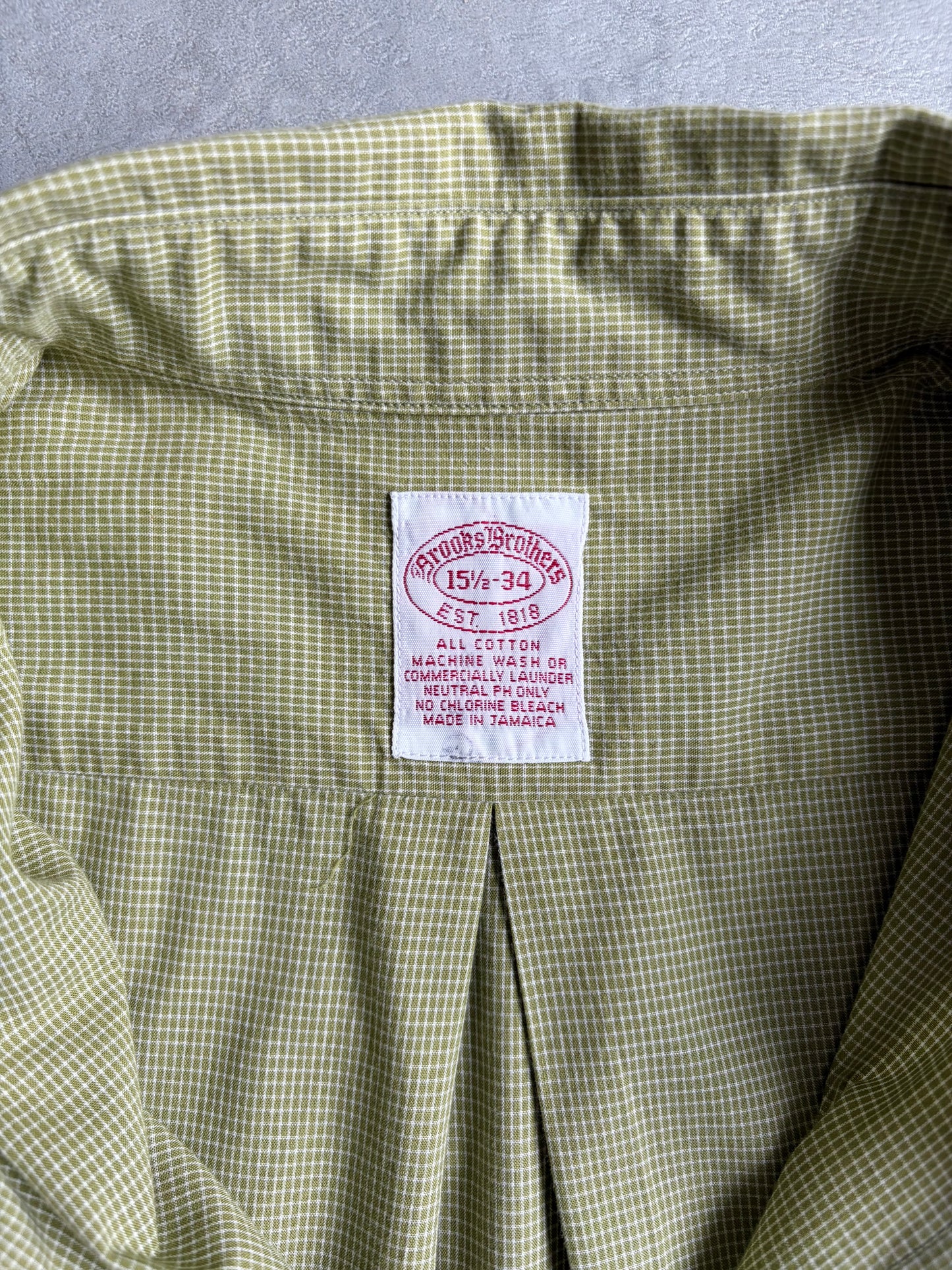90's Brooks Brothers BD shirt "Made in JAMAICA"