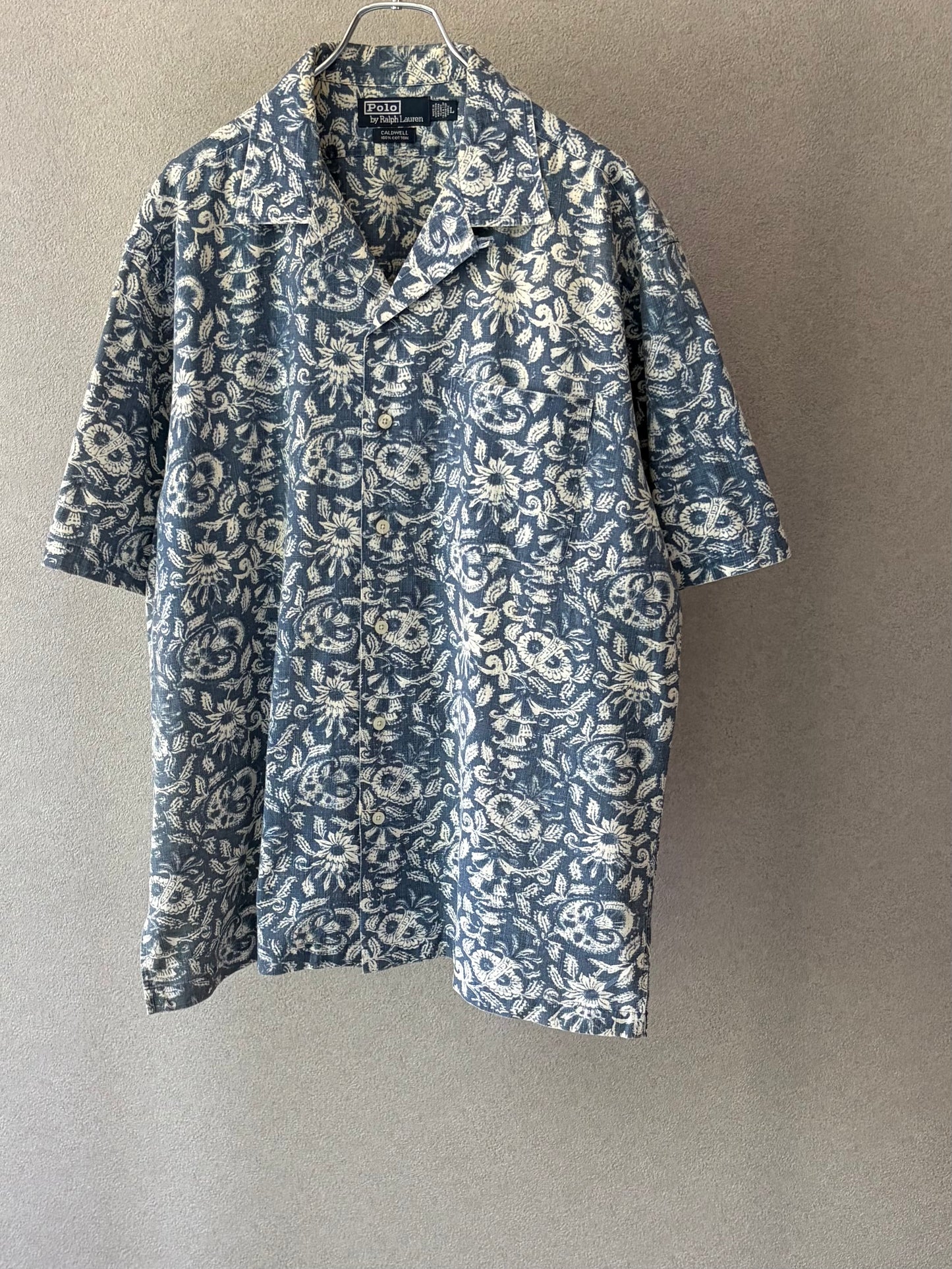 90's Polo Ralph Lauren open collar shirt "CALDWELL"