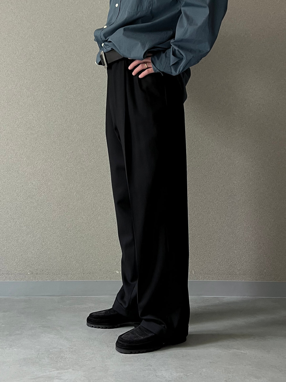 00's PRONTO UOMO wool slacks "Made in CANADA"