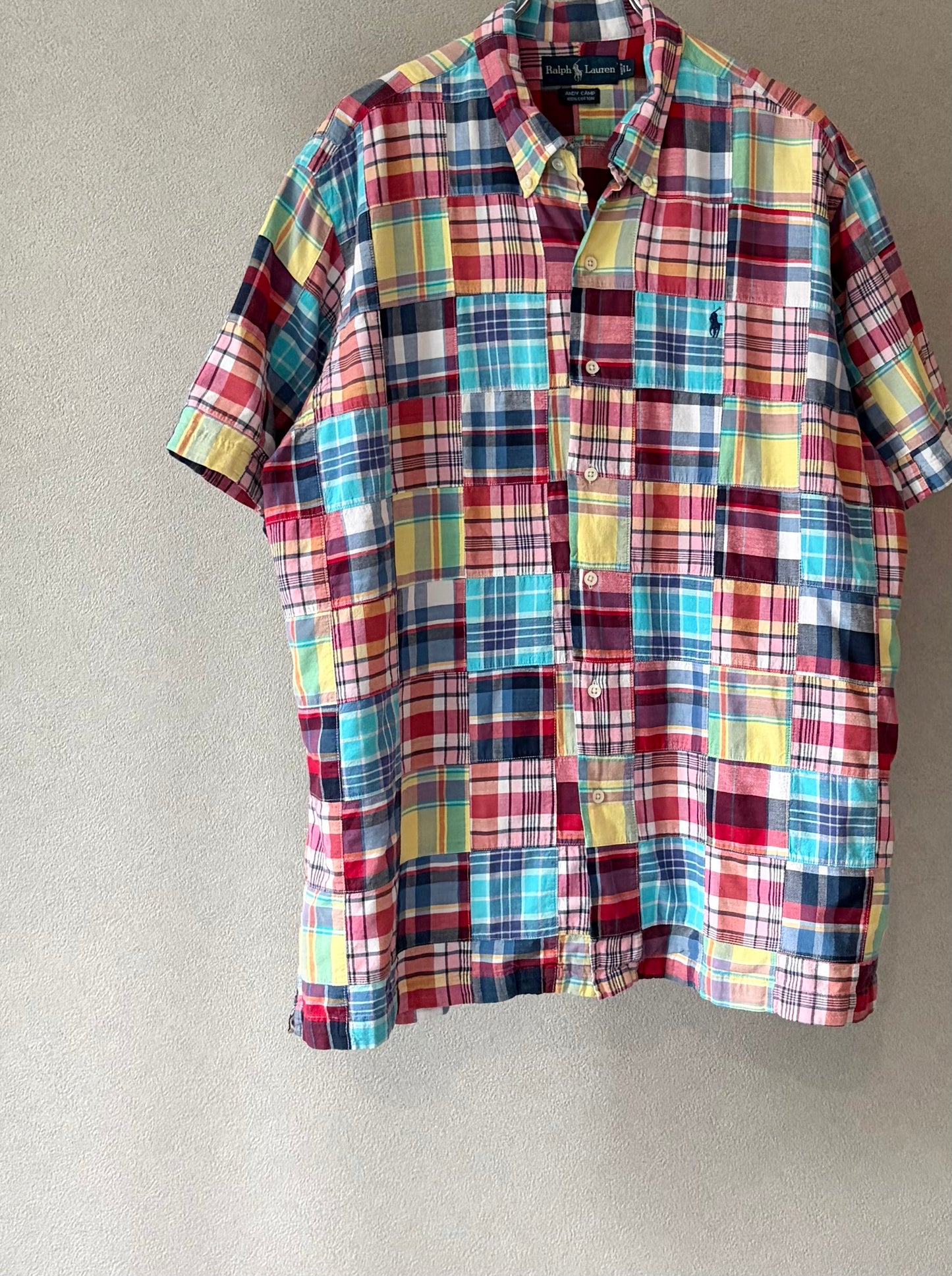 90's Polo Ralph Lauren open collar shirt "ANDY CAMP"