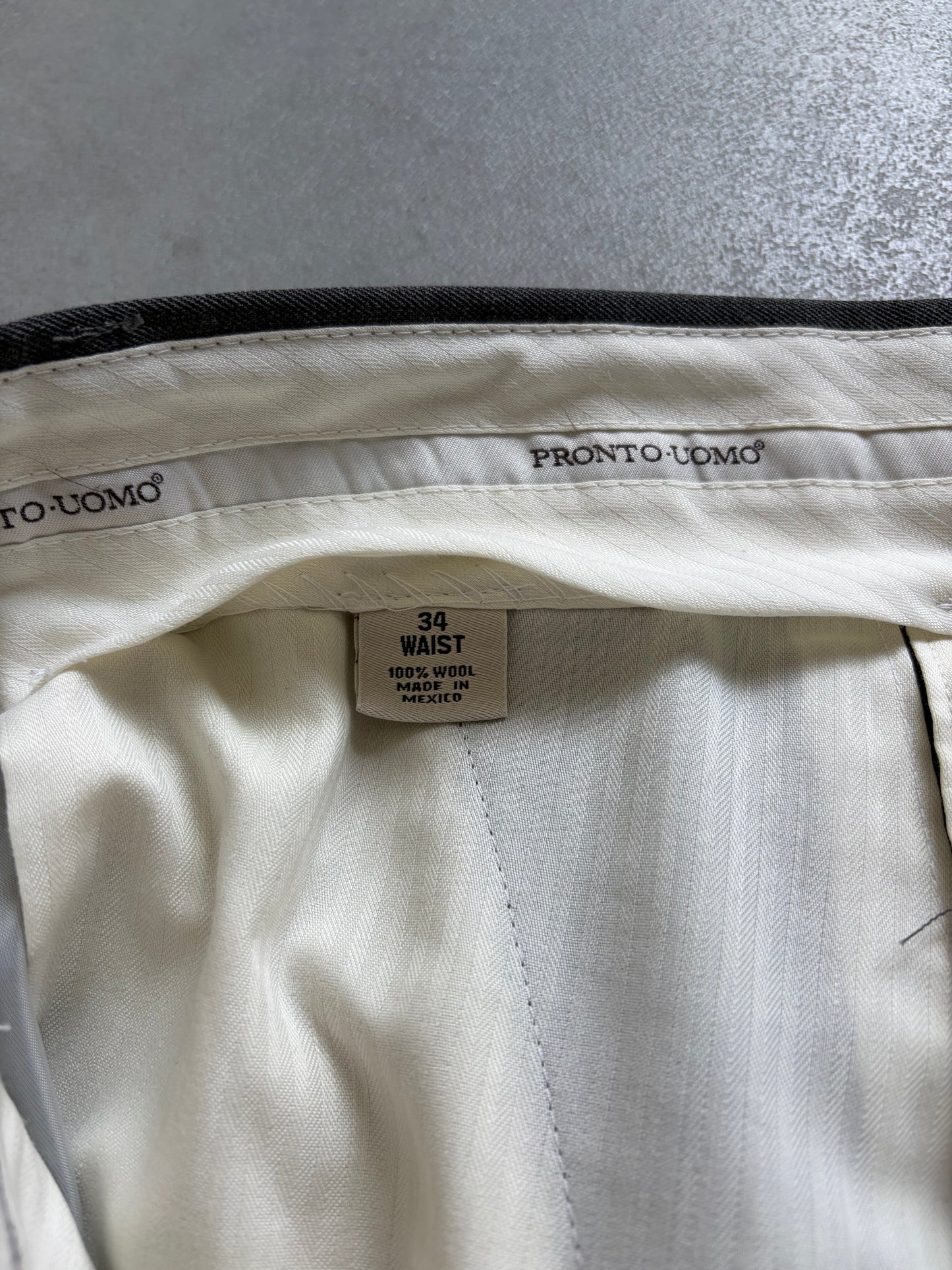 00's PRONTO UOMO wool slacks